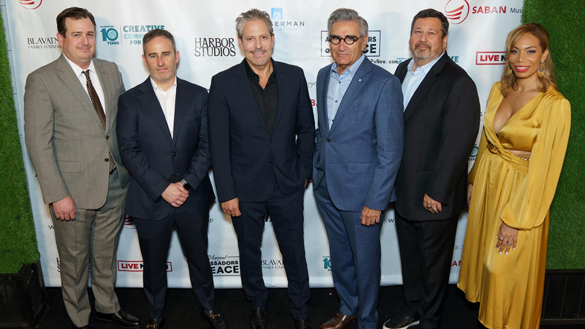 Eugene Levy, Darren Star, Billie Eilish Managers Ho<i></i>nored at Creative Community for Peace’s Annual Gala as Hate Speech Battle Intensifies