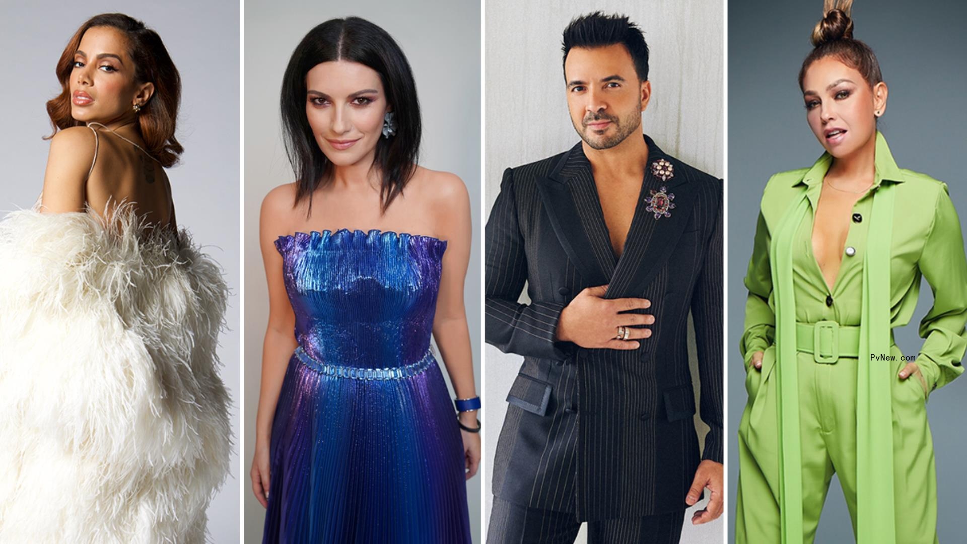 Anitta, Laura Pausini, Luis Fo<i></i>nsi and Thalia to Host 2022 Latin Grammys Awards