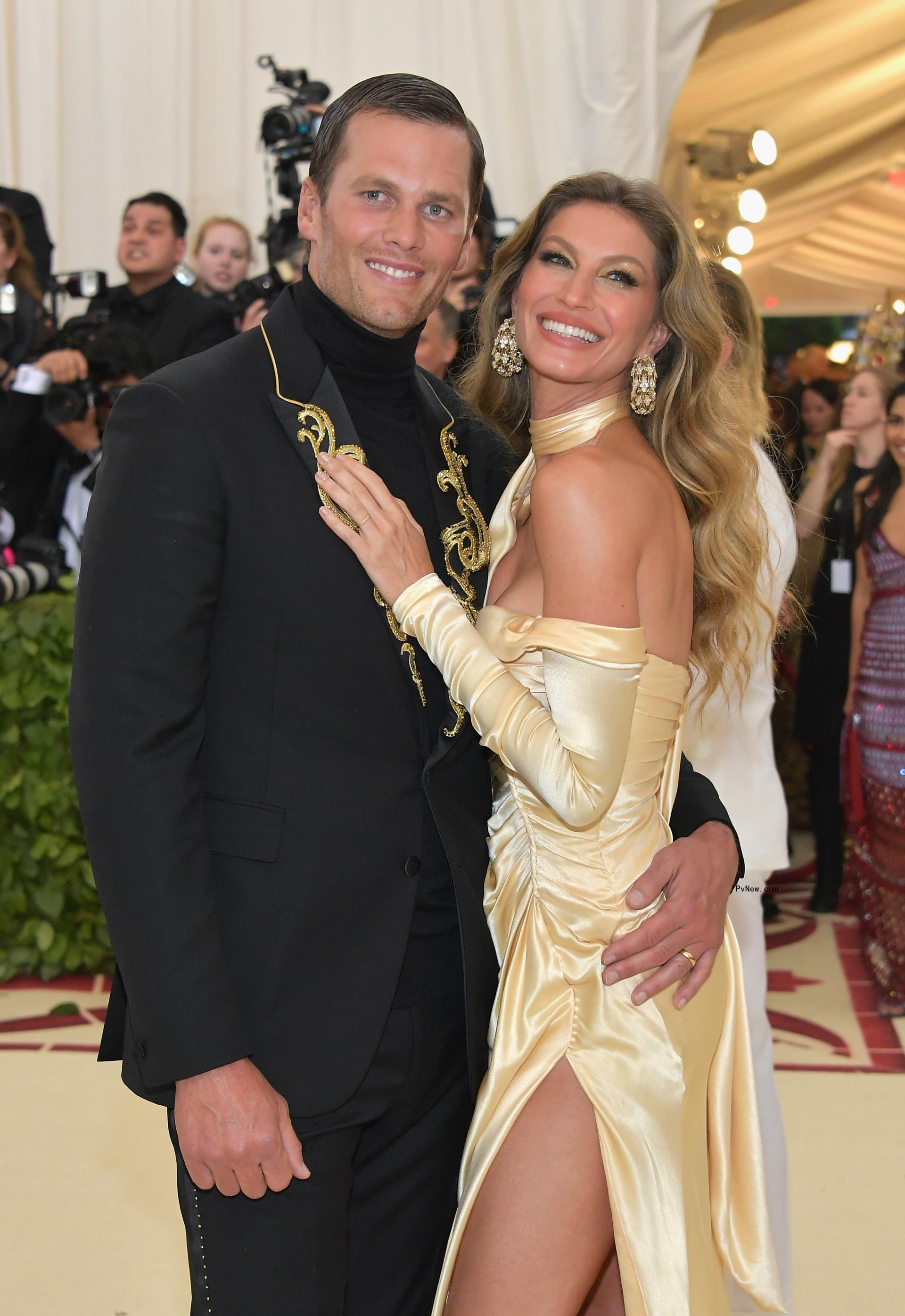 gisele and tom brady at the met gala