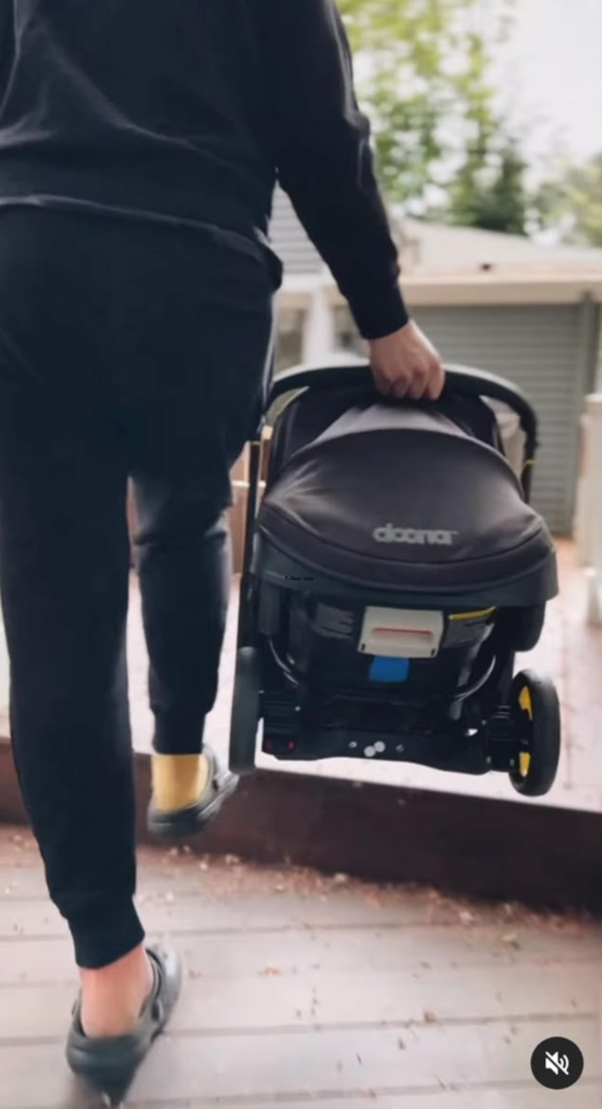 RAC carrying a baby carrier. 