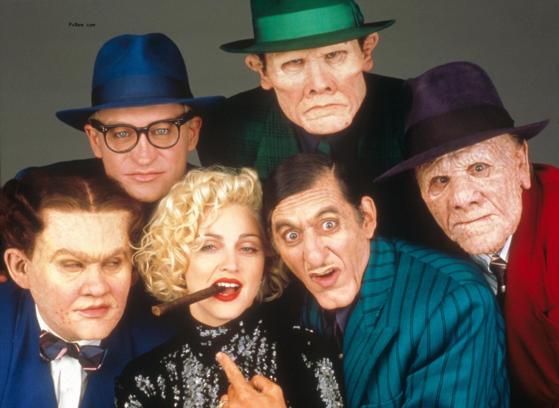 William Forsythe, Ed O'Ross, Madonna, Henry Silva, Al Pacino, R.G. Armstrong for 