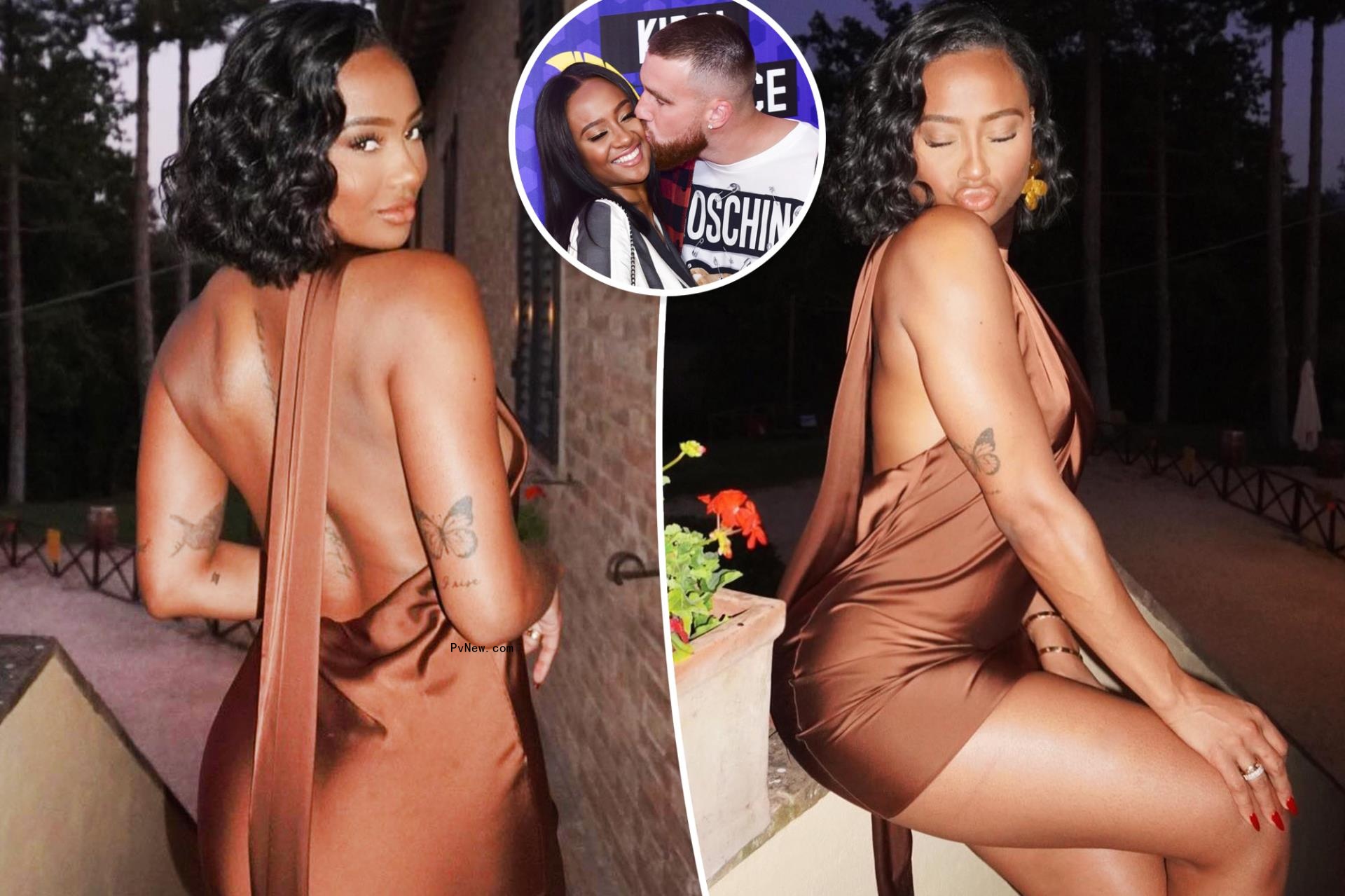 Travis Kelce’s ex Kayla Nicole stuns in sexy halter dress after resisting ‘backlash’