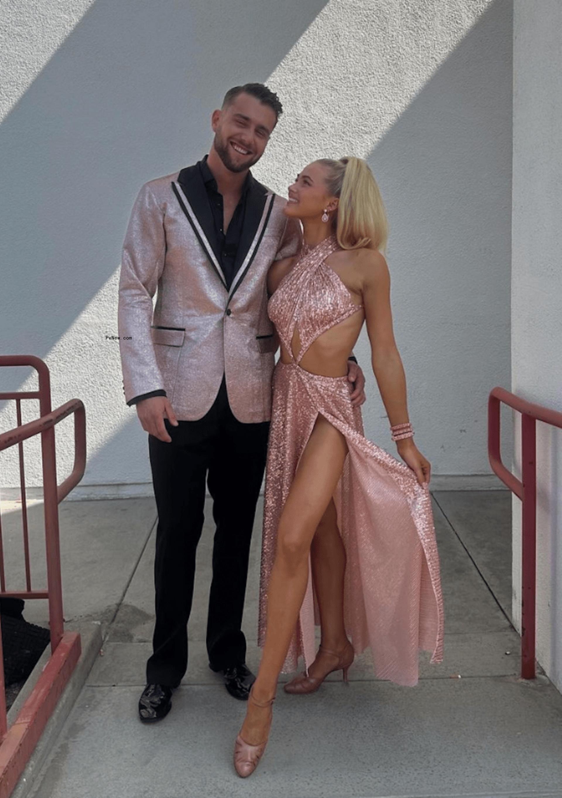 A photo of Harry Jowsey and Rylee Arnold on “DWTS”