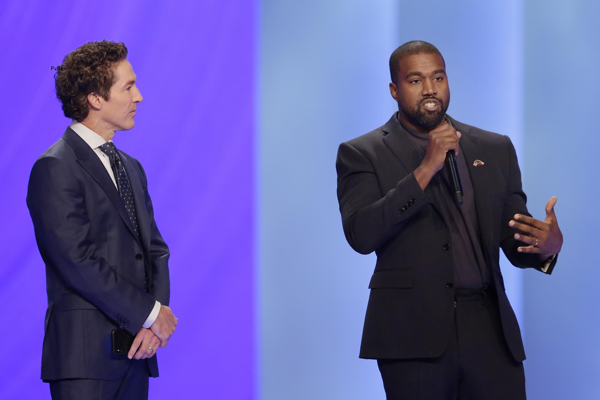 Joel Osteen and Kanye West