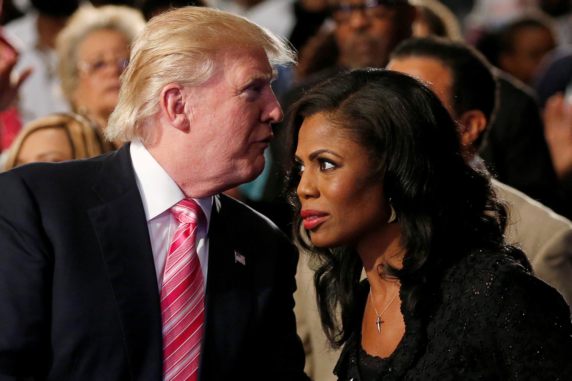 Do<i></i>nald Trump and Omarosa Manigault Newman