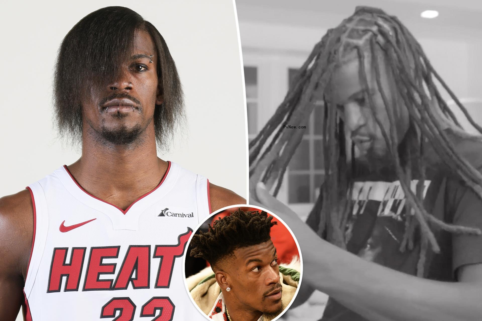 Jimmy Butler’s Miami teammates are thinking a<i></i>bout holiday gifts for his unpredictable hair care regimen