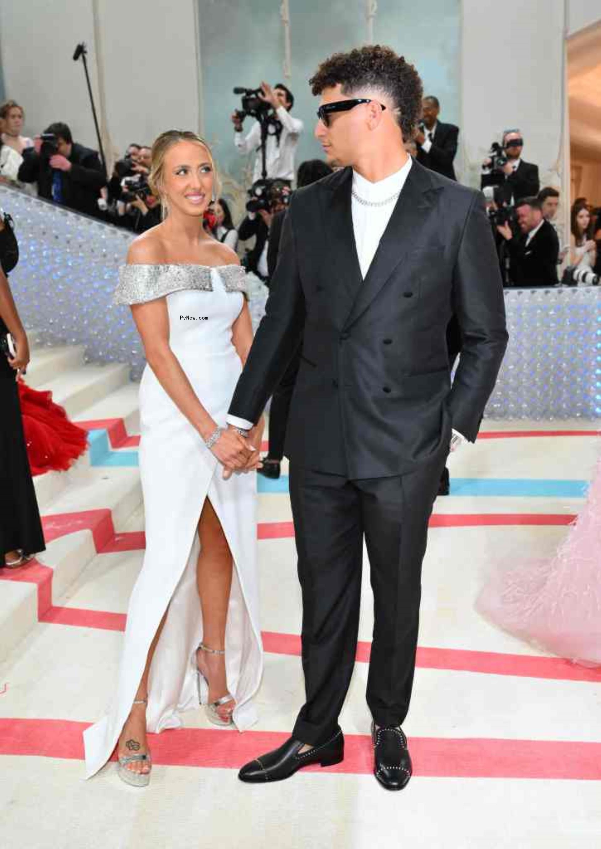 Brittany and Patrick Mahomes