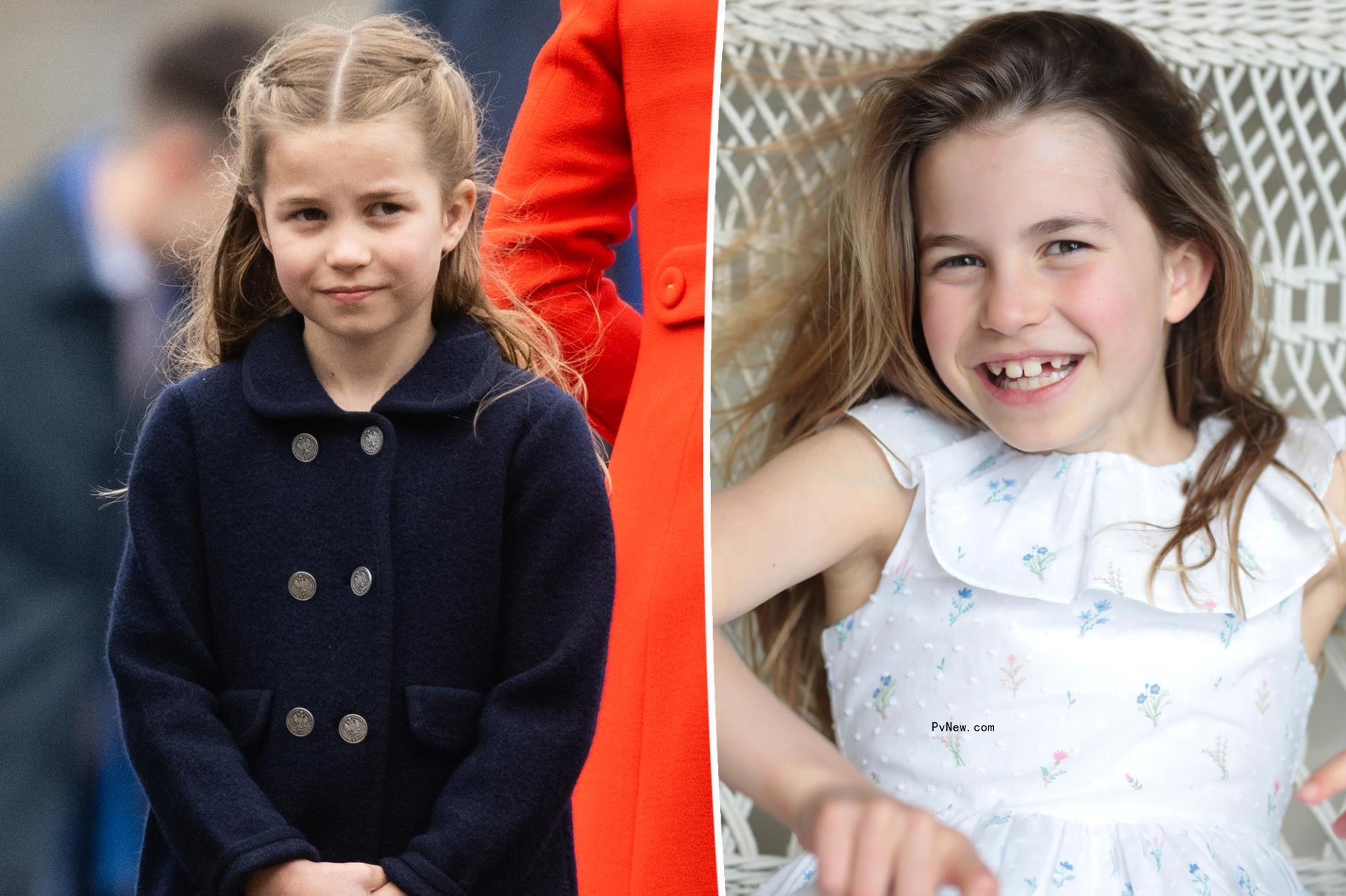 Princess Charlotte shows off missing teeth in smiling new snap for 8th birthday