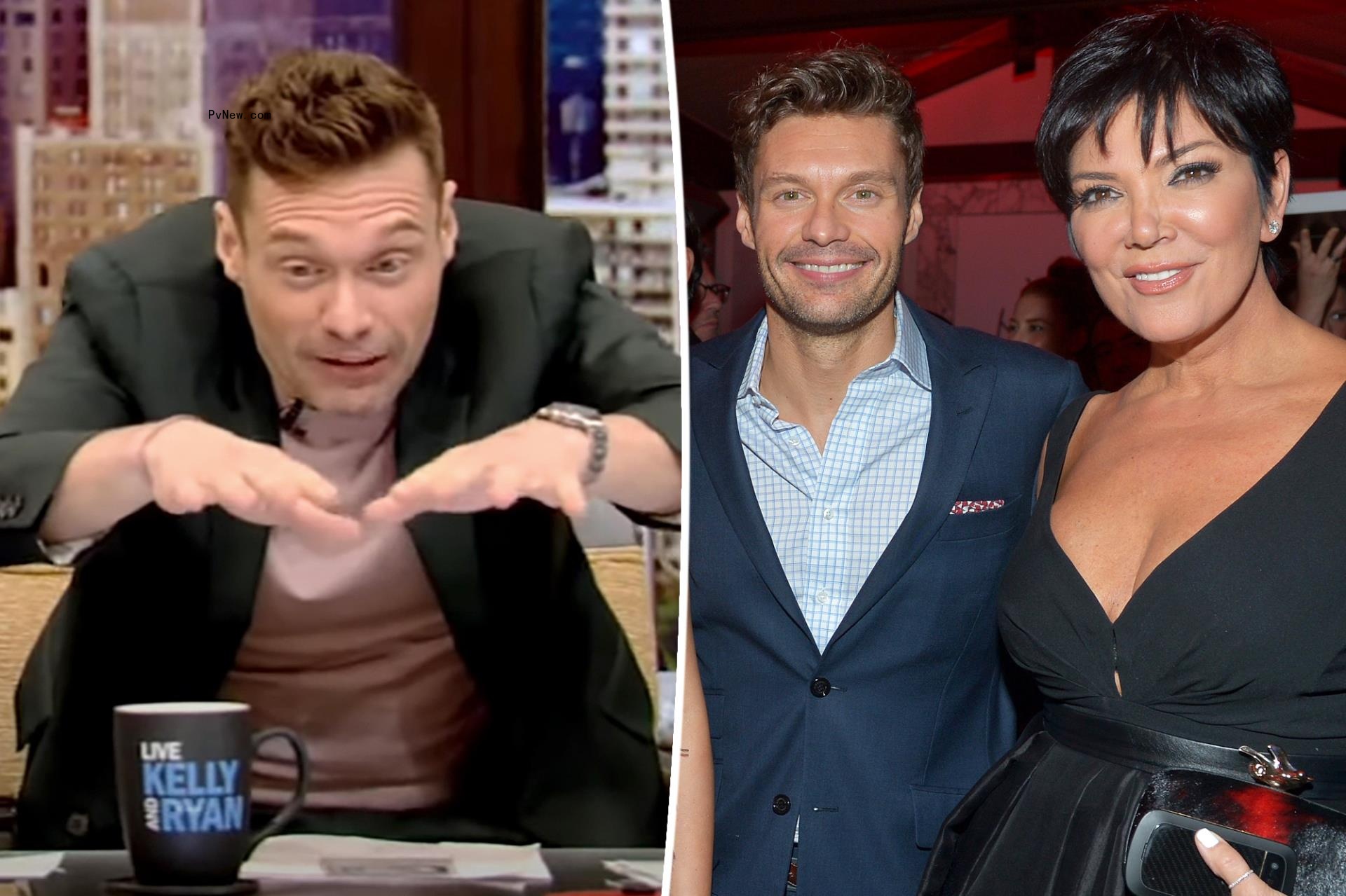 Ryan Seacrest ‘quickly’ left Kris Jenner’s bathroom after clogging toilet: ‘I panicked’
