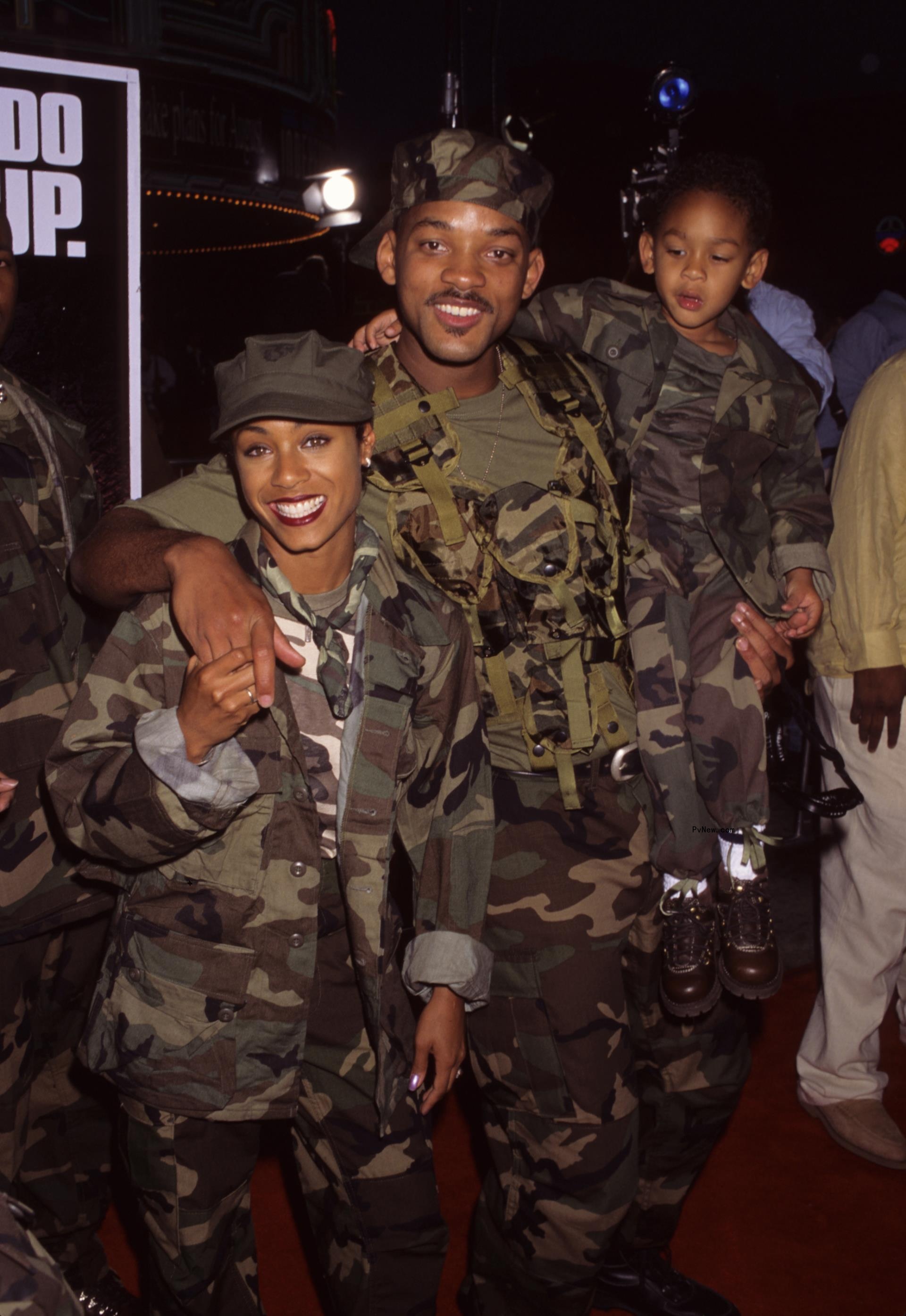 Will Smith, Jada Pinkett Smith and his son Trey