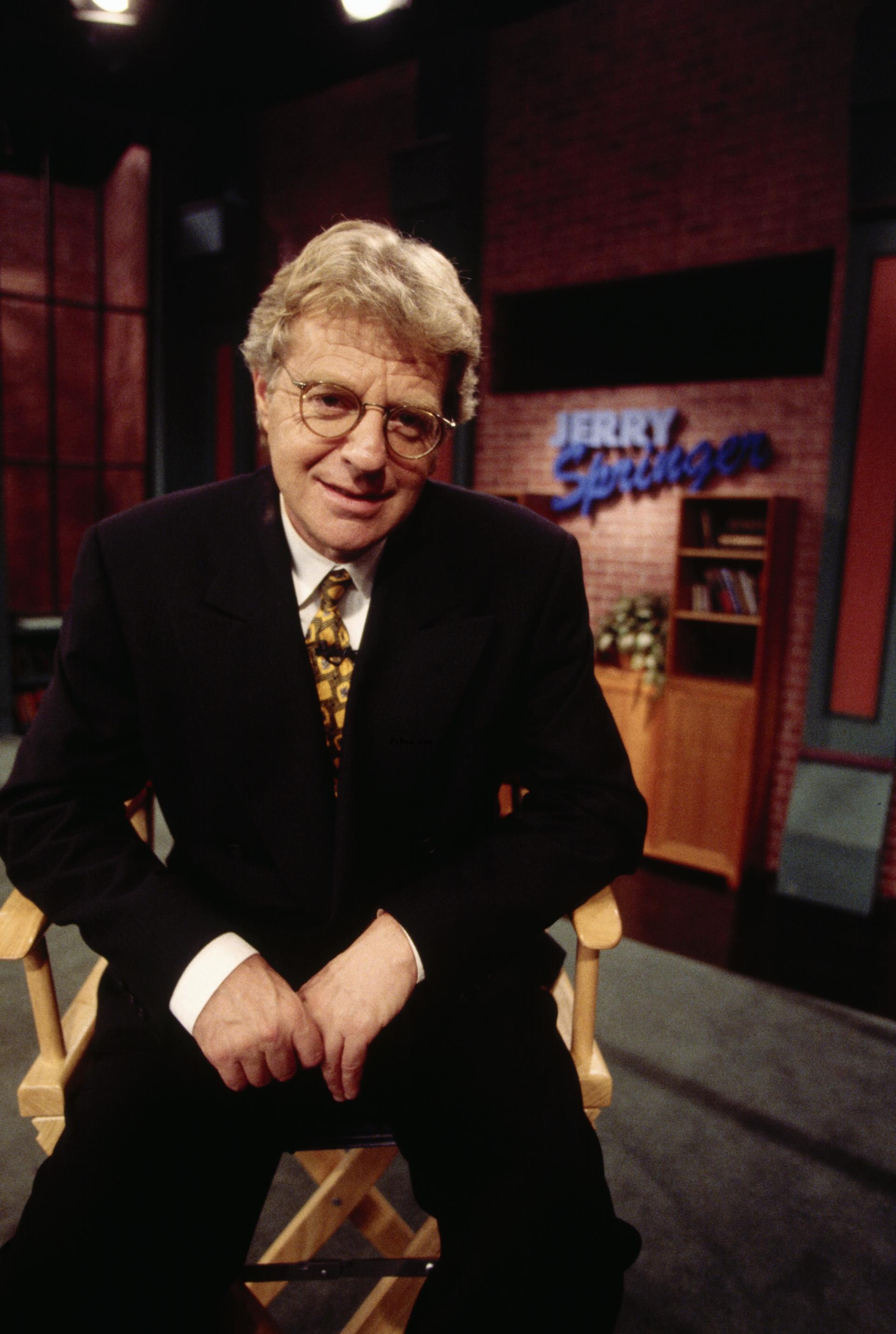Jerry Springer on his talk show.