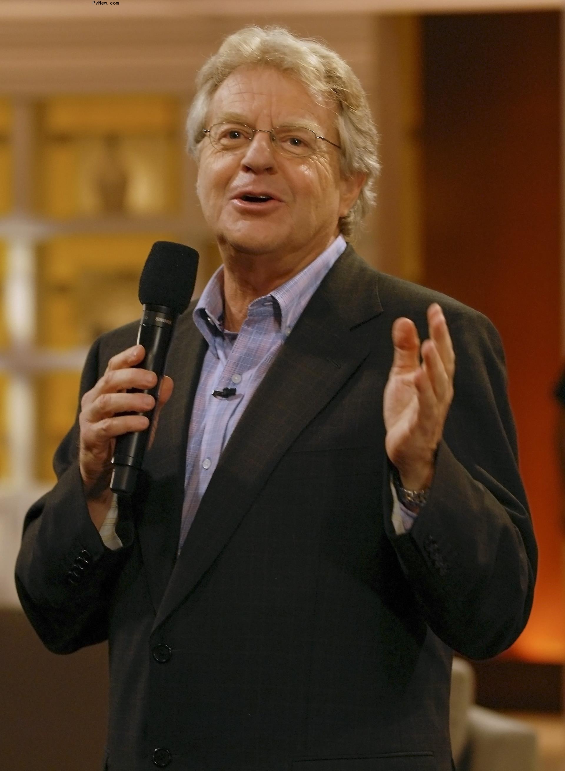 Jerry Springer on his talk show.