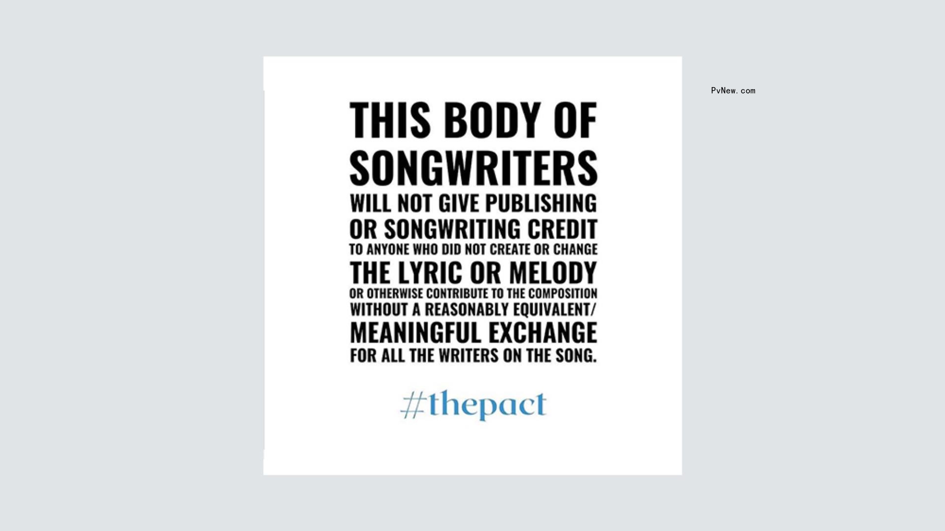 Who Is the Songwriters’ Group the Pact, and What Do They Want?