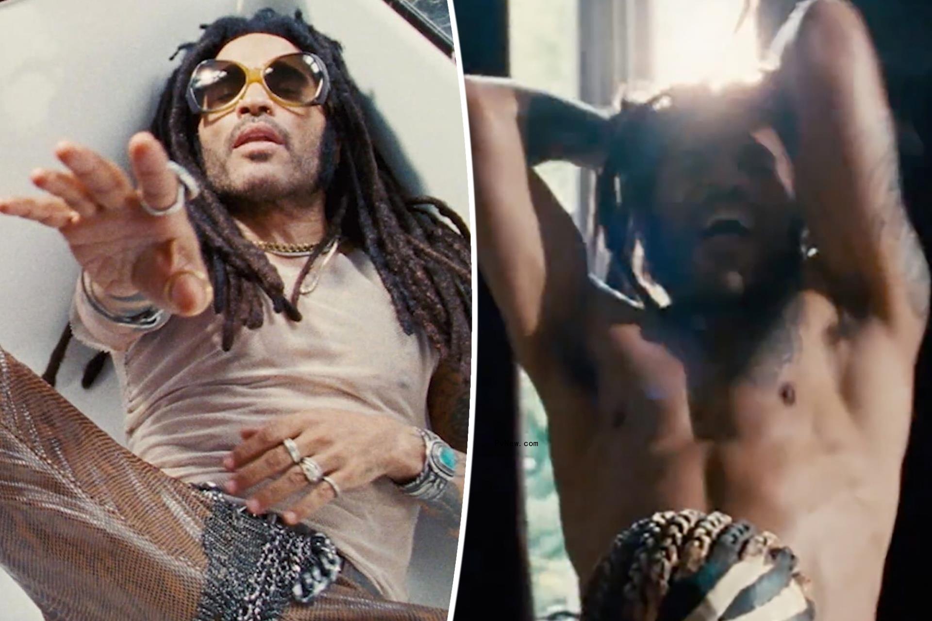 Lenny Kravitz bares all in music video for ‘TK421,’ covers up with o<i></i>nly his hand