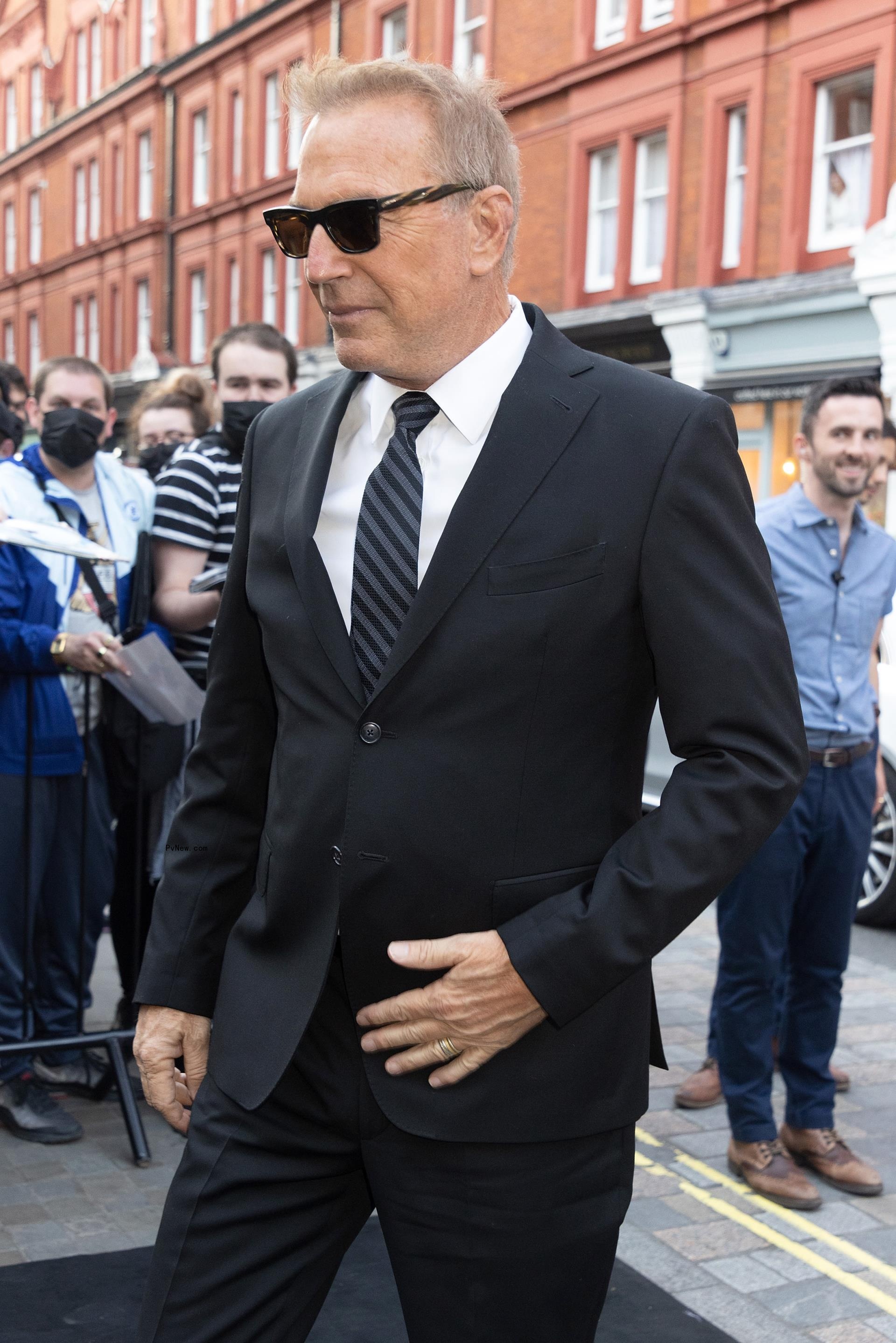 Kevin Costner walking