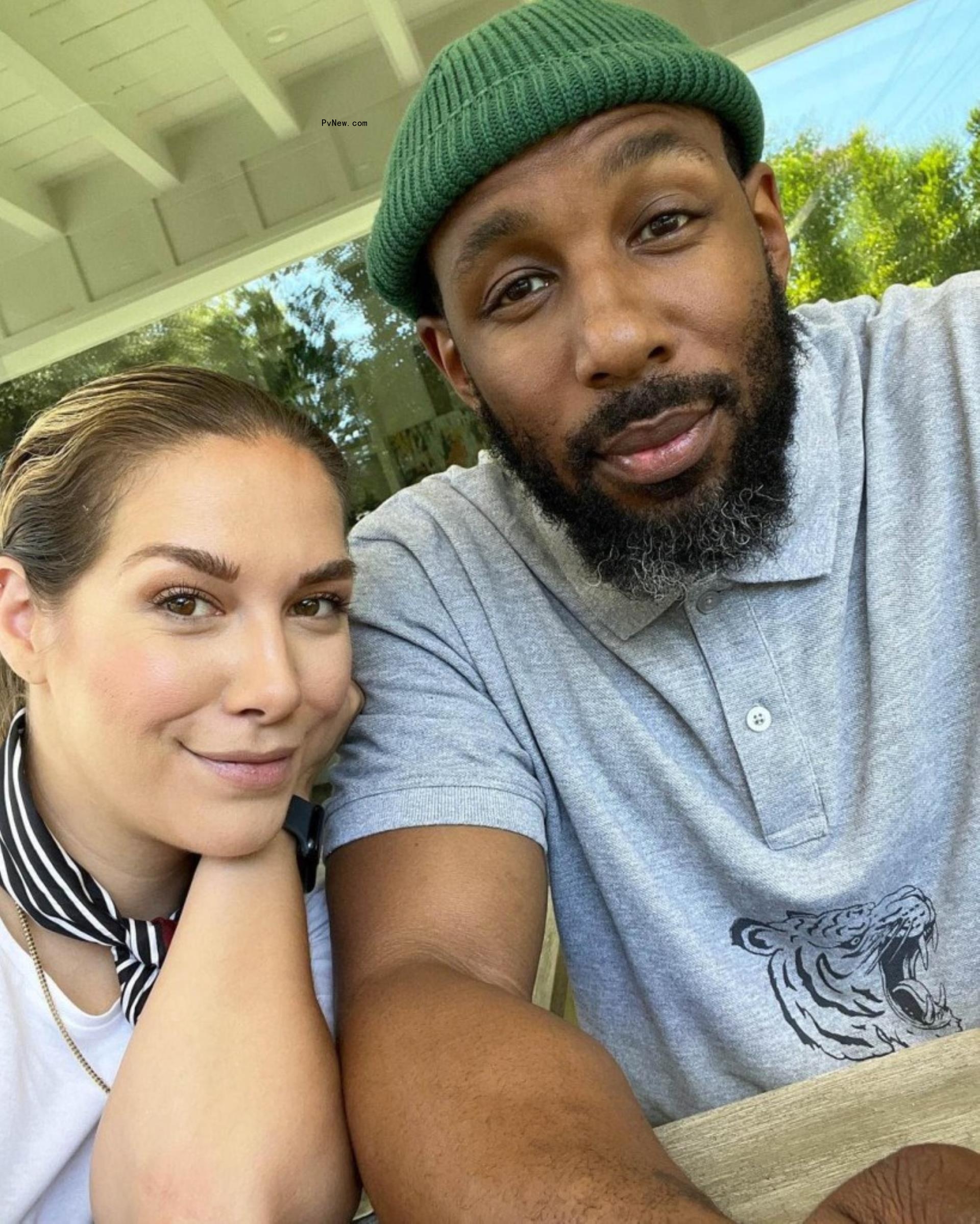 Allison Holker and Stephen 'tWitch' Boss in a selfie. 