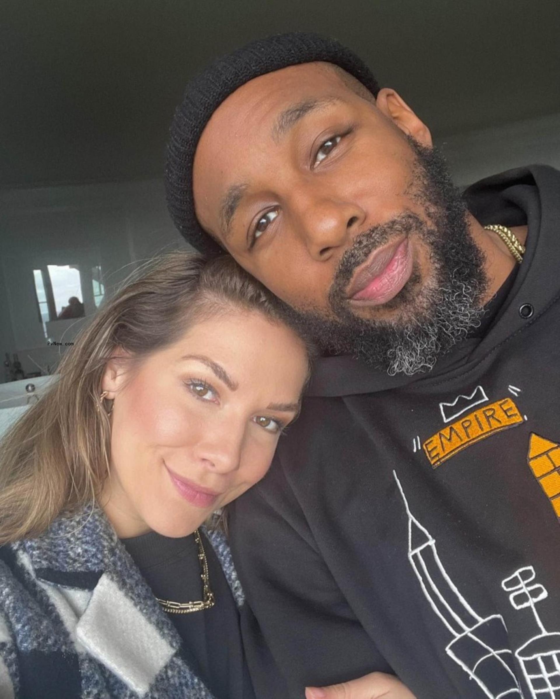 Allison Holker and Stephen 'tWitch' Boss in a selfie. 