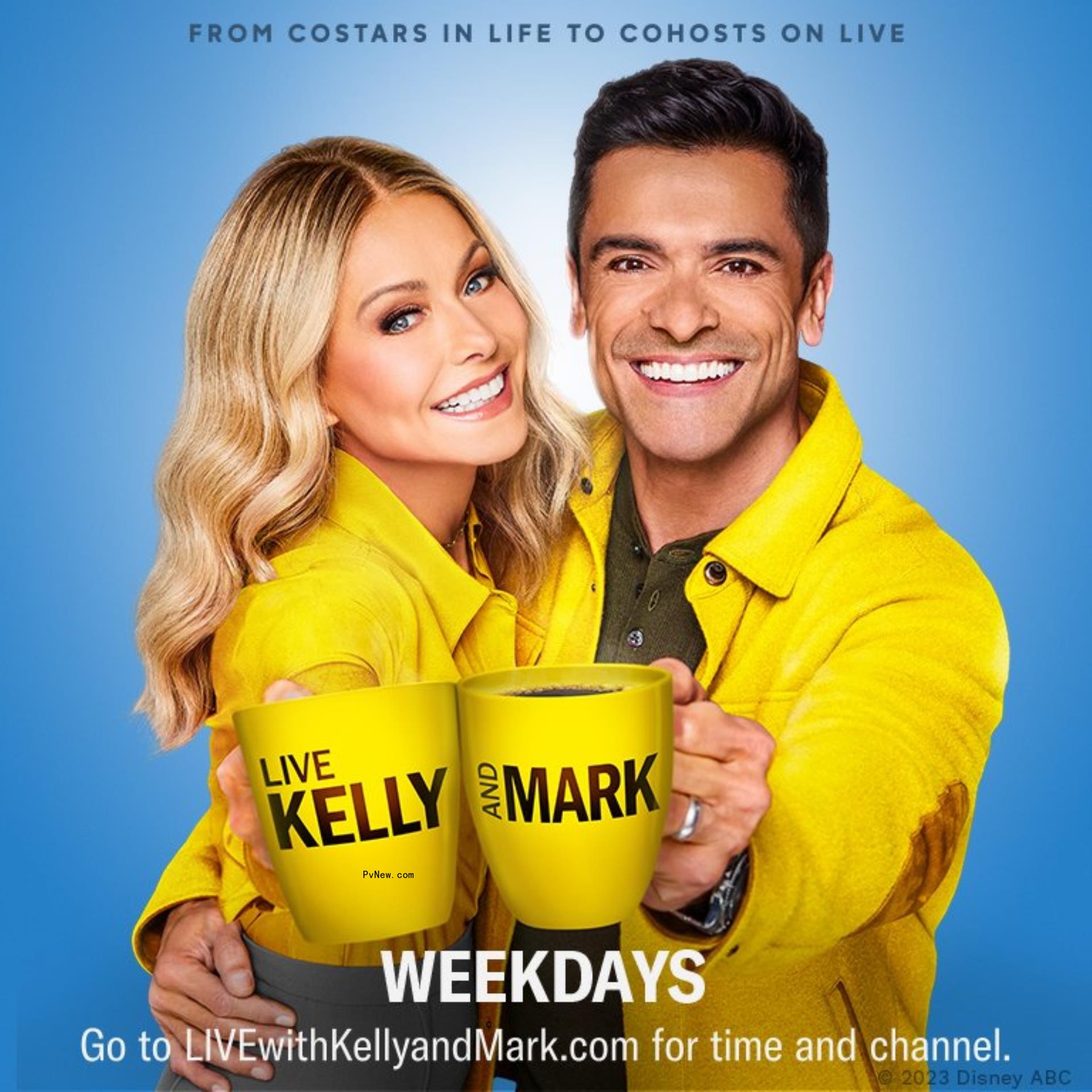A promo pic of Kelly Ripa and Mark Co<i></i>nsuelos for