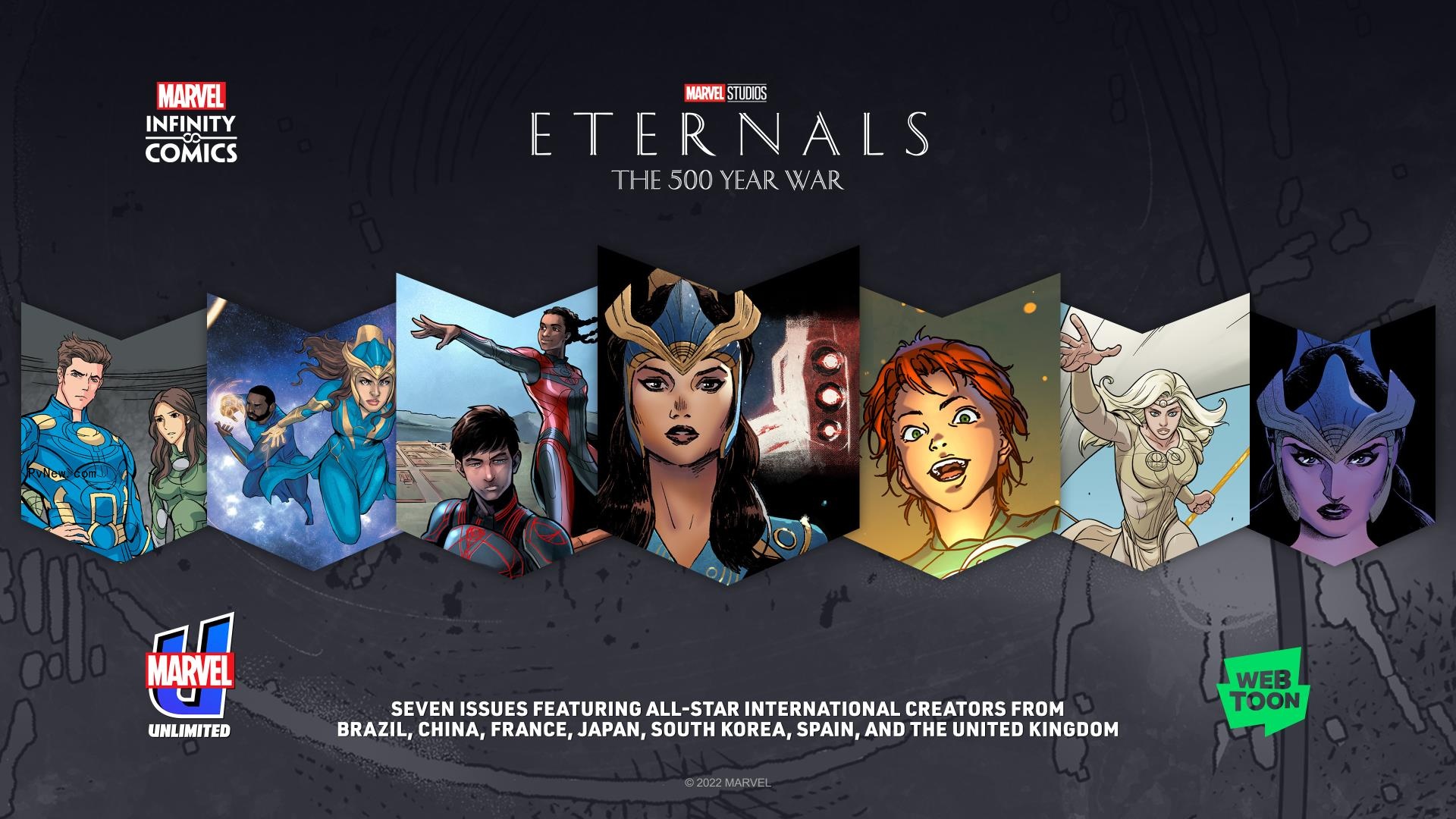 Marvel’s Eternals Superheroes Get New Digital Comics Series