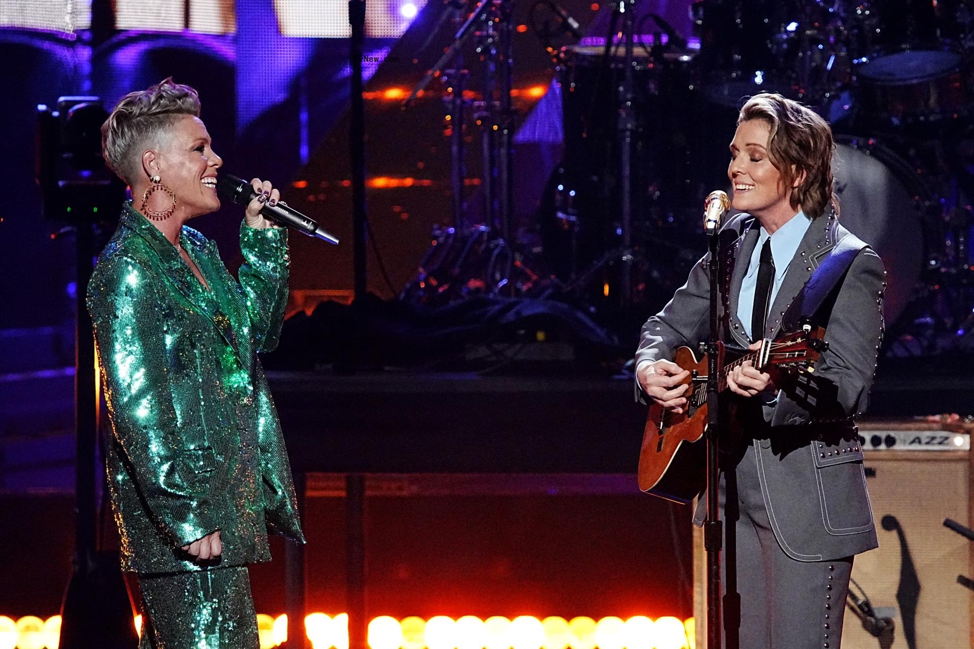 Pink Plots 2023 Stadium Tour With Brandi Carlile, Pat Benatar and Neil Giraldo
