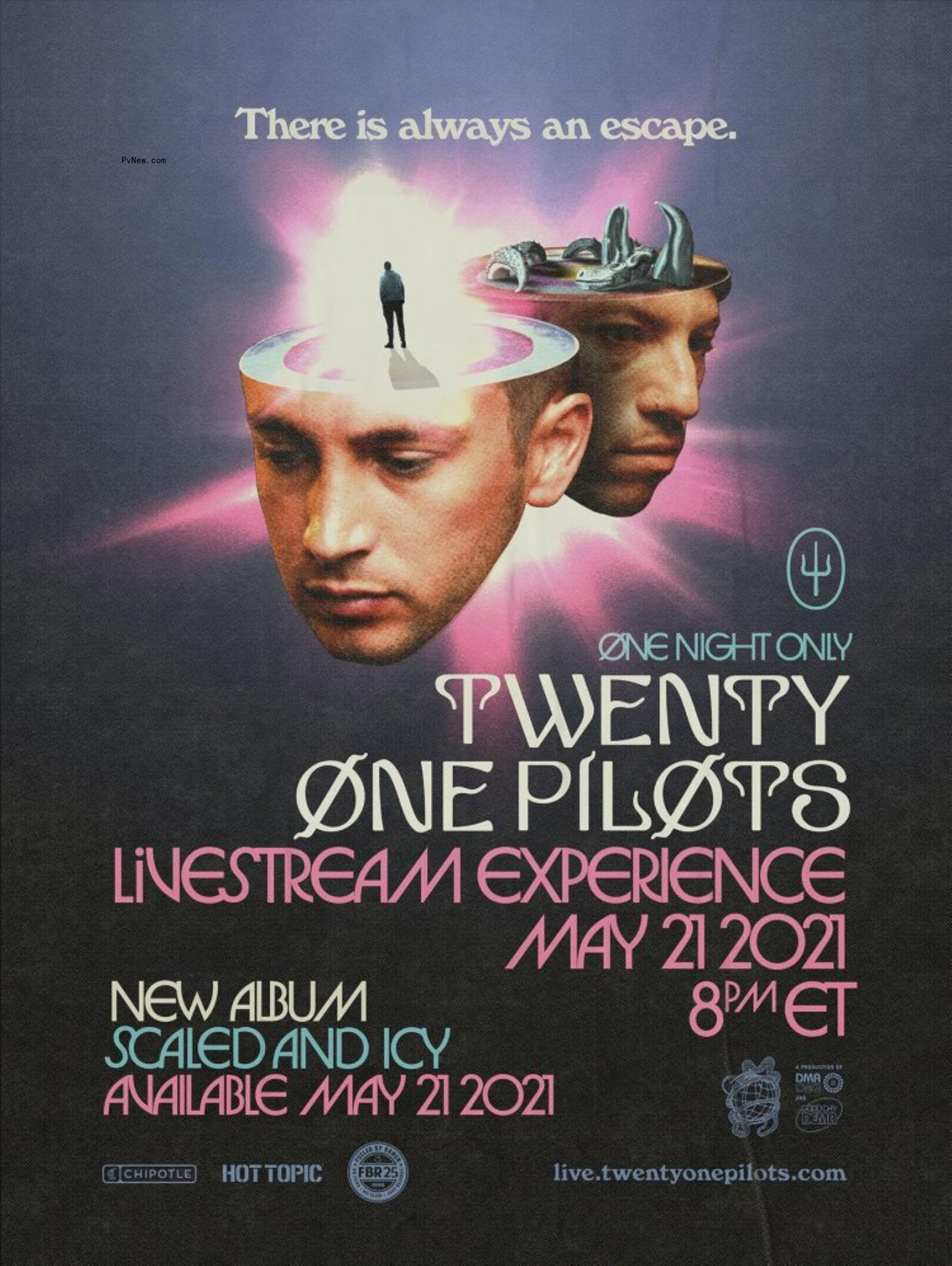 Twenty One Pilots Debuts New Single, Announces ‘Scaled and Icy’ Album