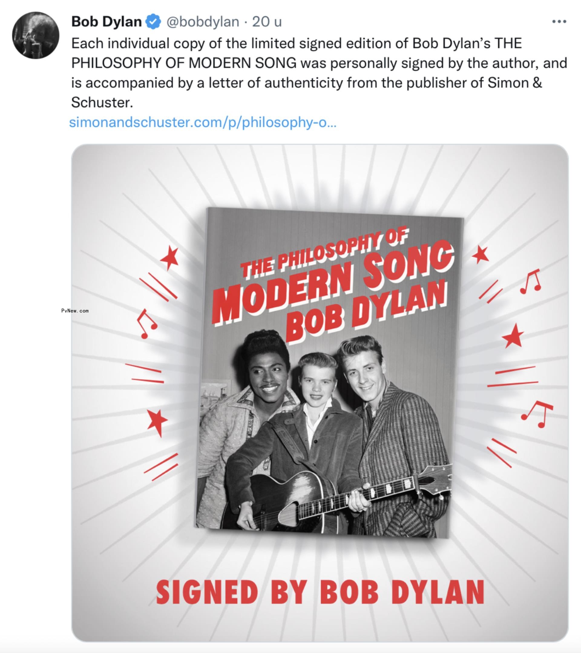 Bob Dylan Fans Who Bought $600 ‘Hand-Signed’ Books With Replica Autographs Will Receive Refunds From Publisher