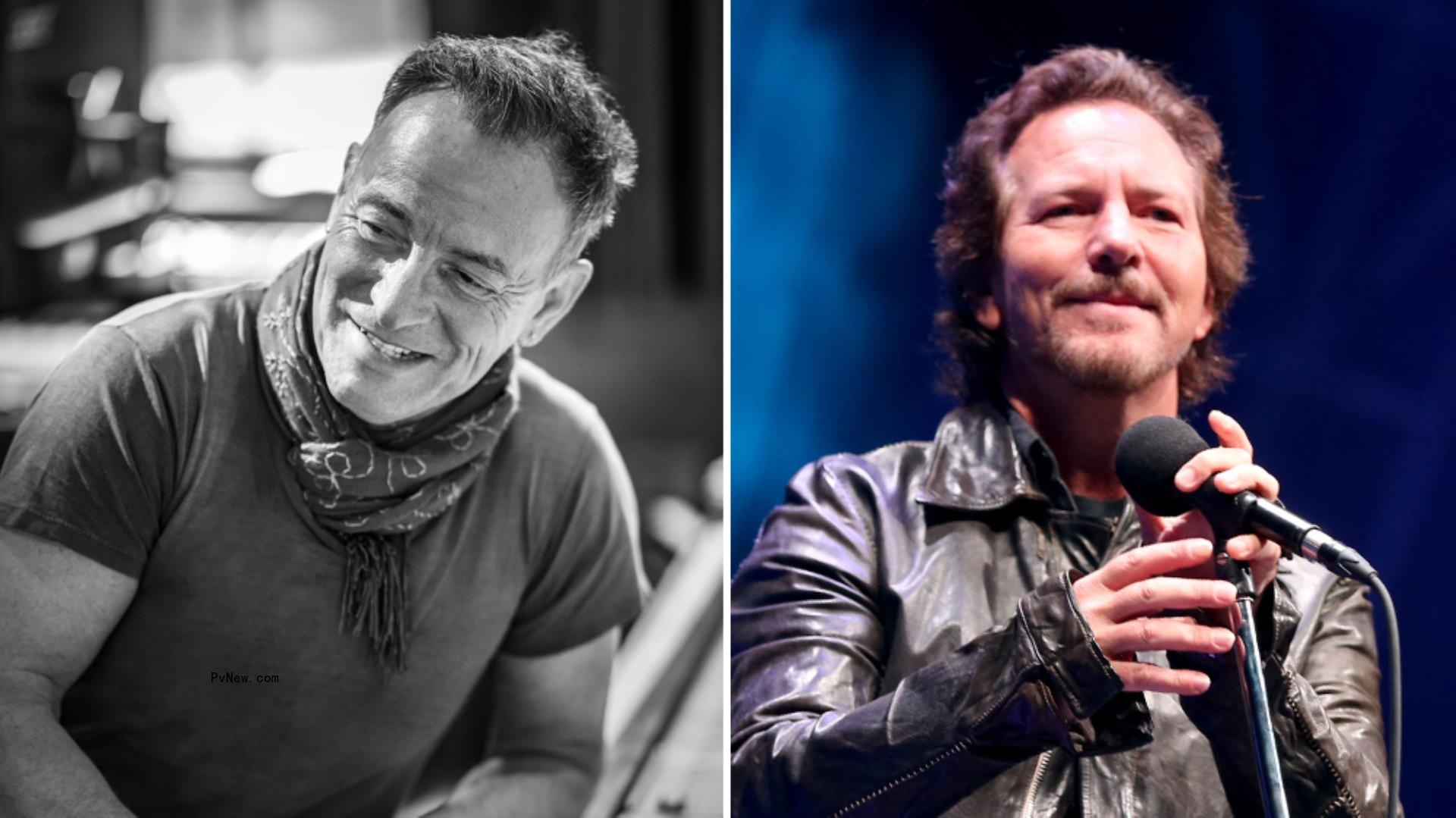 Amazon Music Hosting Eddie Vedder in Co<i></i>nversation With Bruce Springsteen