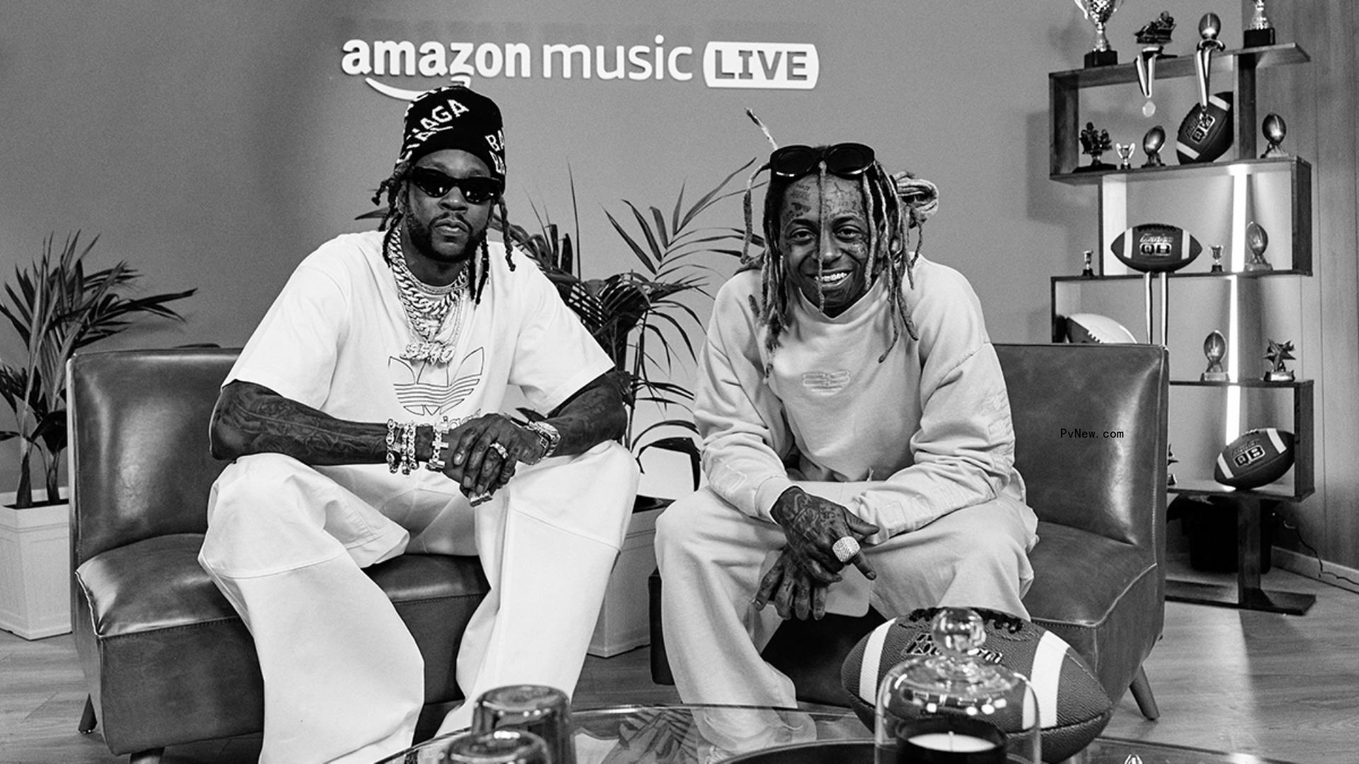 Lil Wayne and 2 Chainz Delight Day-One Fans at Amazon Music Live Concert