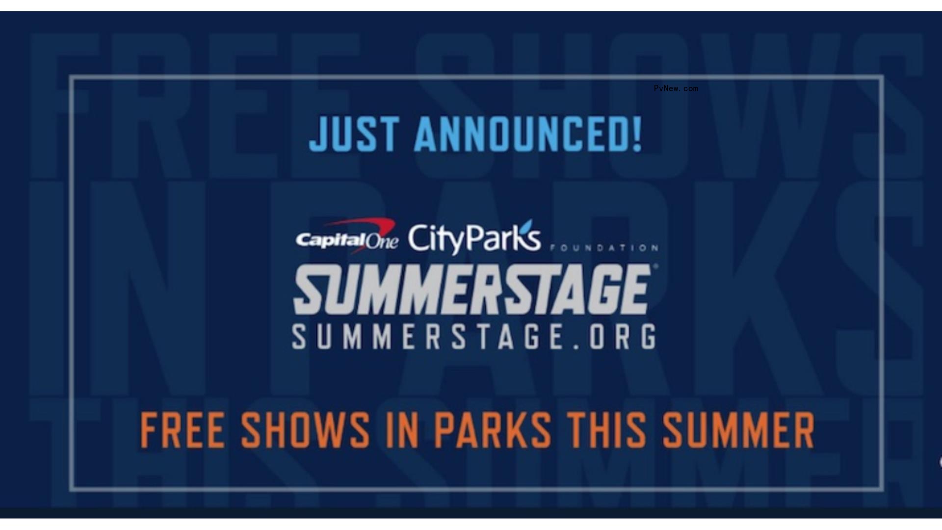 New York’s SummerStage Announces Return to In-Person Co<i></i>ncerts This Summer