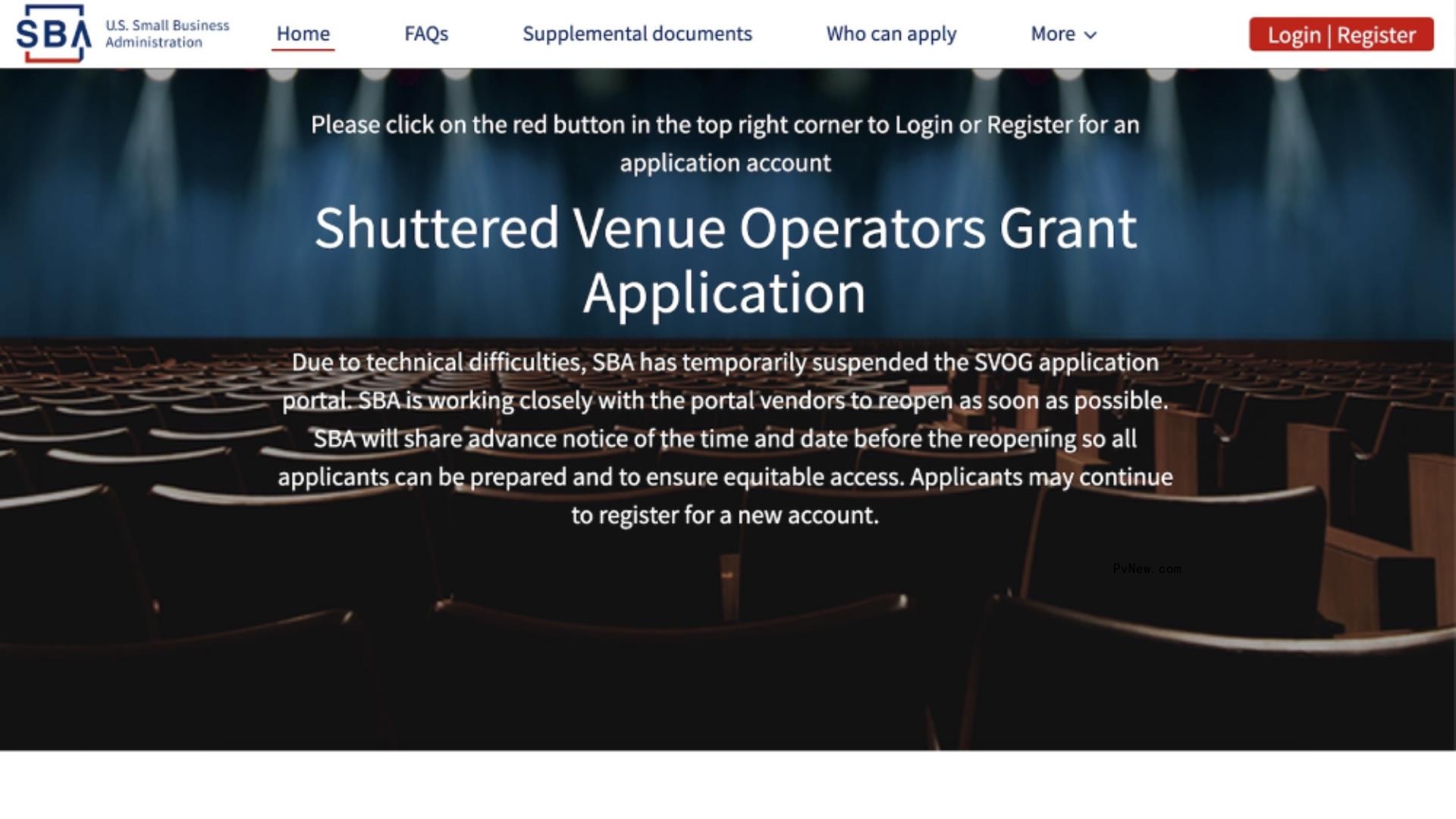 Independent Venues Left in the Lurch as SBA Website Remains Broken
