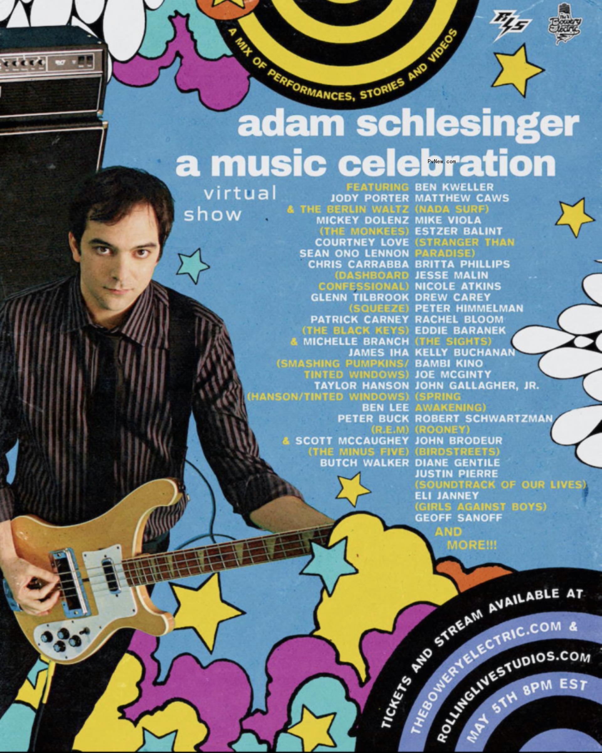 Adam Schlesinger to Be Celebrated in o<i></i>nline Show by Ex-Bandmates and Dozens of Rockers and Actors