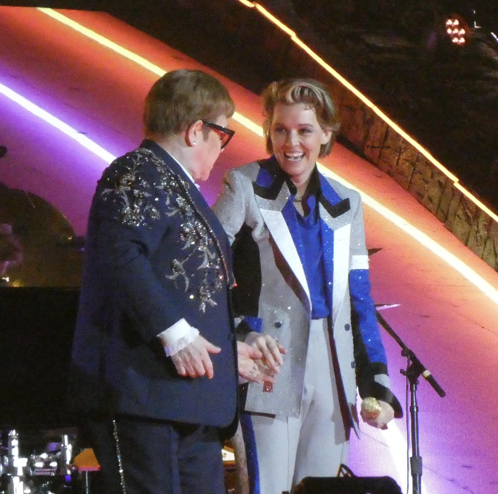 Elton John, Dua Lipa, Brandi Carlile and Kiki Dee Rock Dodger Stadium for Sir Elton’s U.S. Tour Farewell