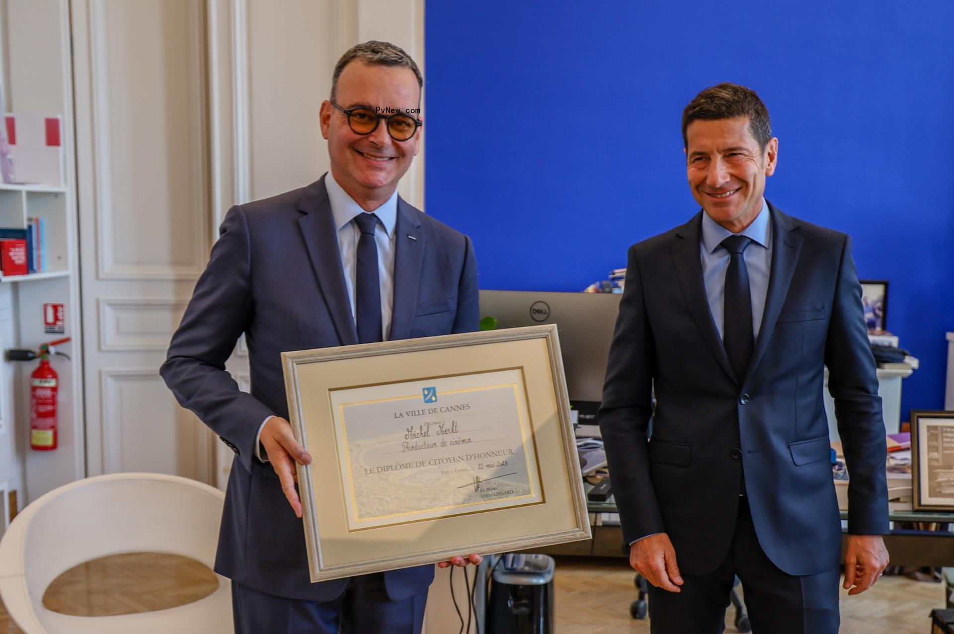 Culture Patron Michel Merkt Named Ho<i></i>norary Cannes Citizen