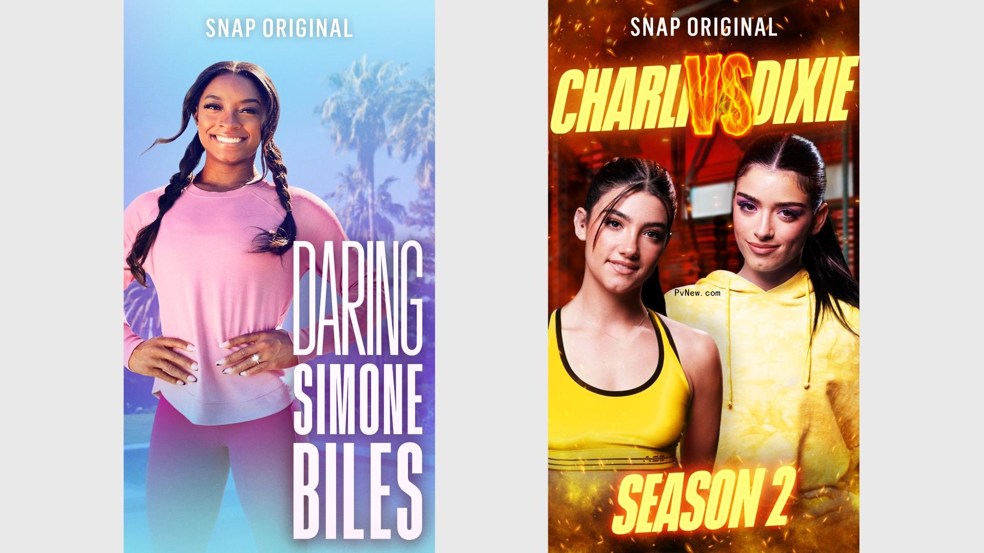 Snap Orders Simone Biles Series, Renews D’Amelio Sisters ‘Charli vs. Dixie’ for Season 2