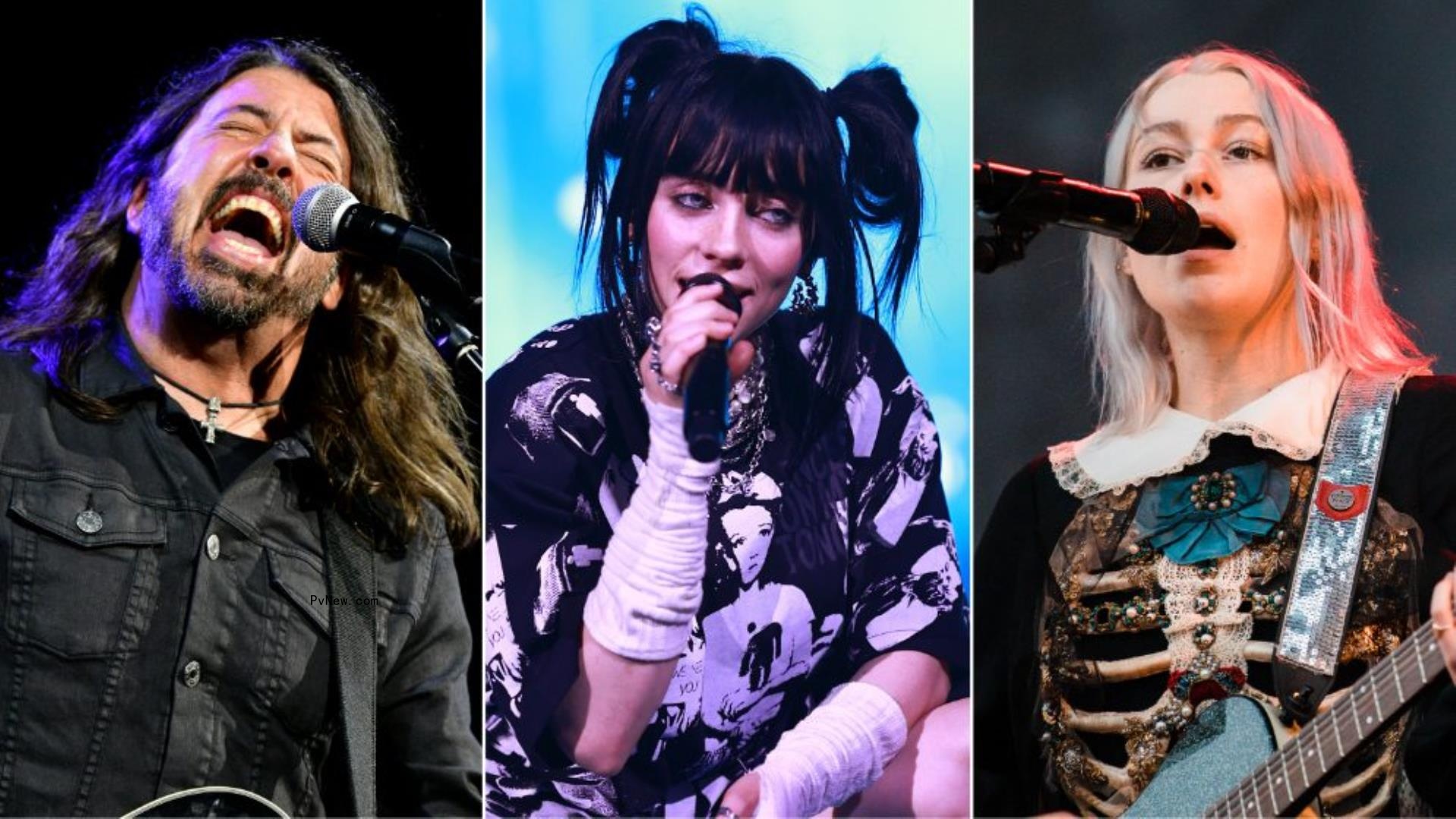 Billie Eilish Duets With Dave Grohl and Phoebe Bridgers at Los Angeles Concert