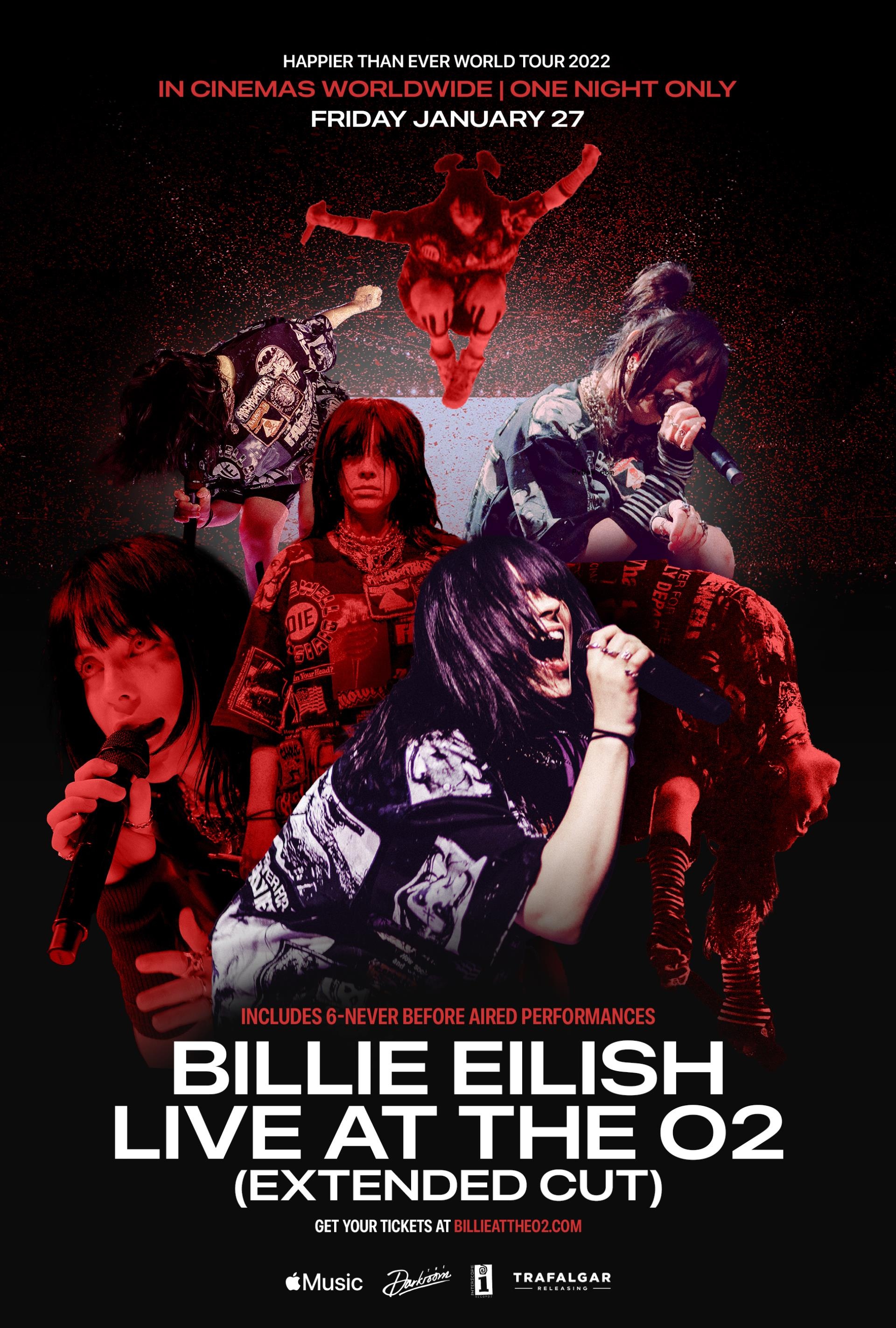 Billie Eilish’s Grammy-Nominated ‘Live at the O2’ Co<i></i>ncert Film Coming to Movie Theaters for One Night