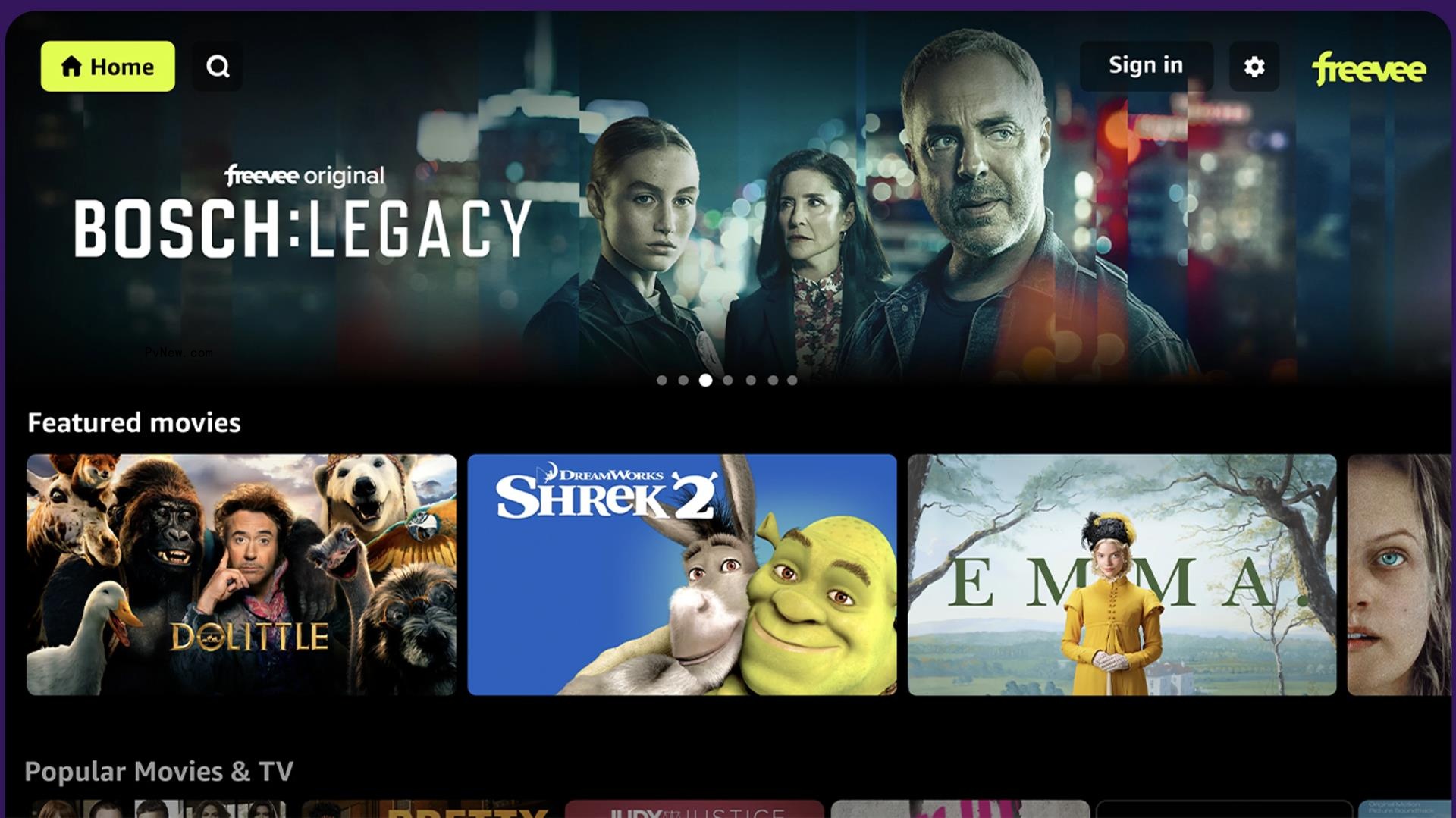Amazon Freevee Launches on Apple TV