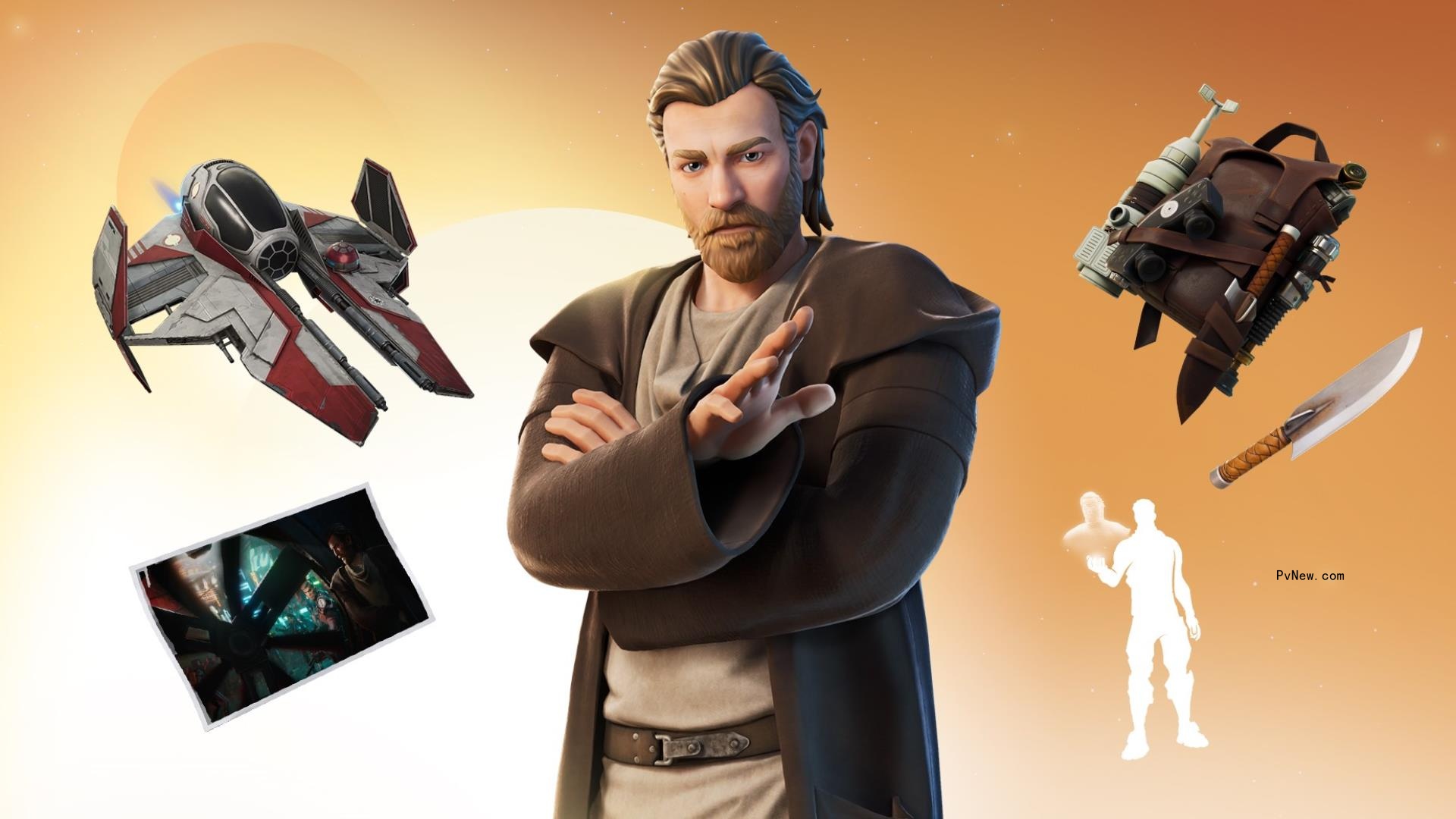 Obi-Wan Kenobi Outfit and Gear Set to Drop in Fortnite