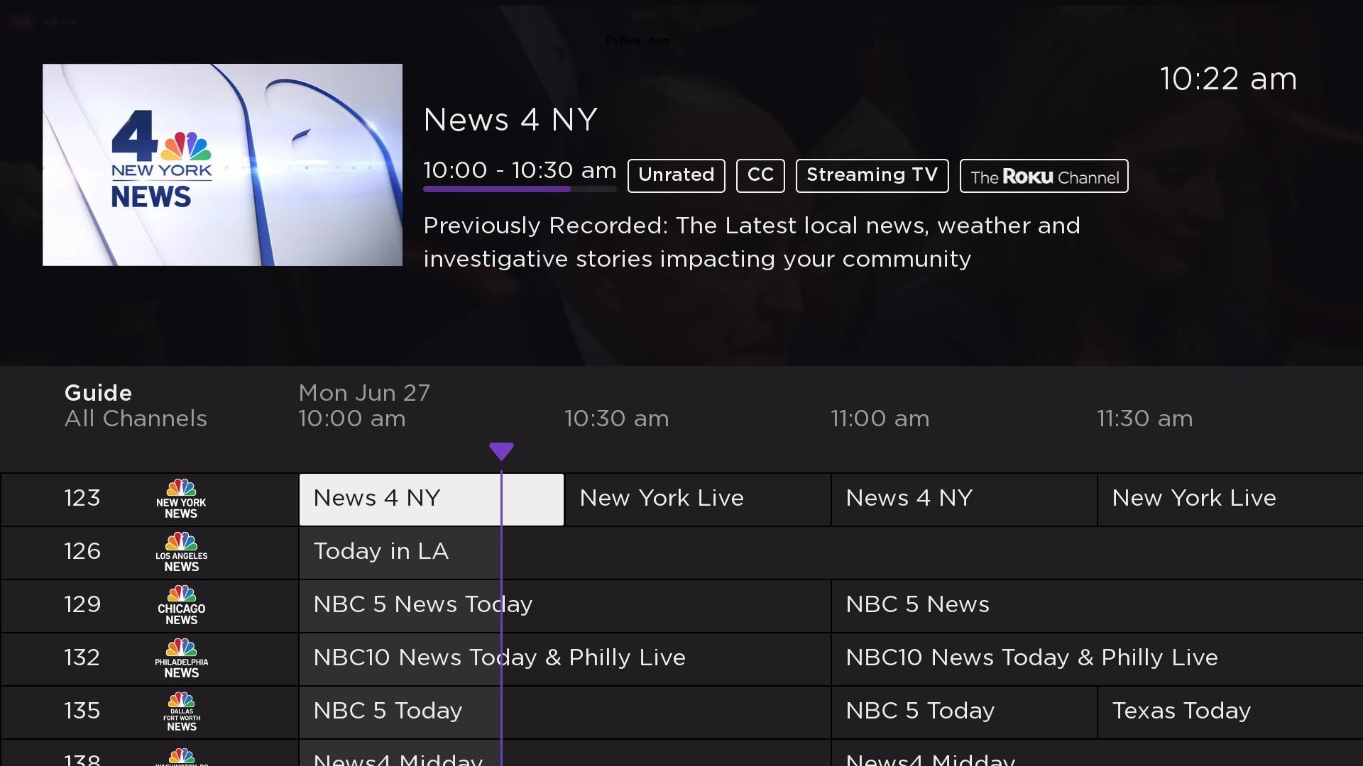 Roku Adds Eight Free Local NBC News Channels