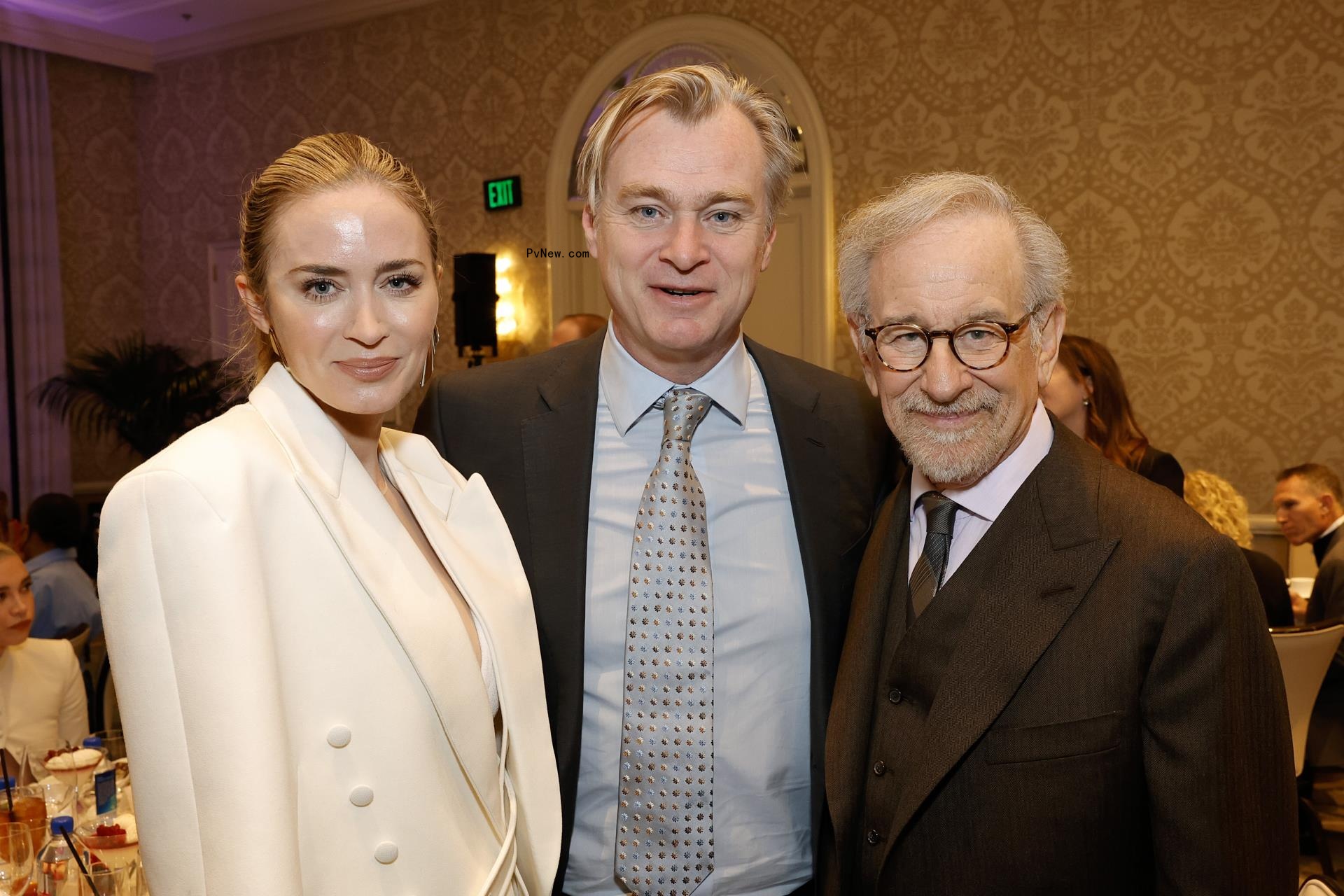 Christopher Nolan Showed First ‘Oppenheimer’ 70mm Print to Steven Spielberg: ‘Seeing the Great Master Watching? It Was Sort of Irresistible’