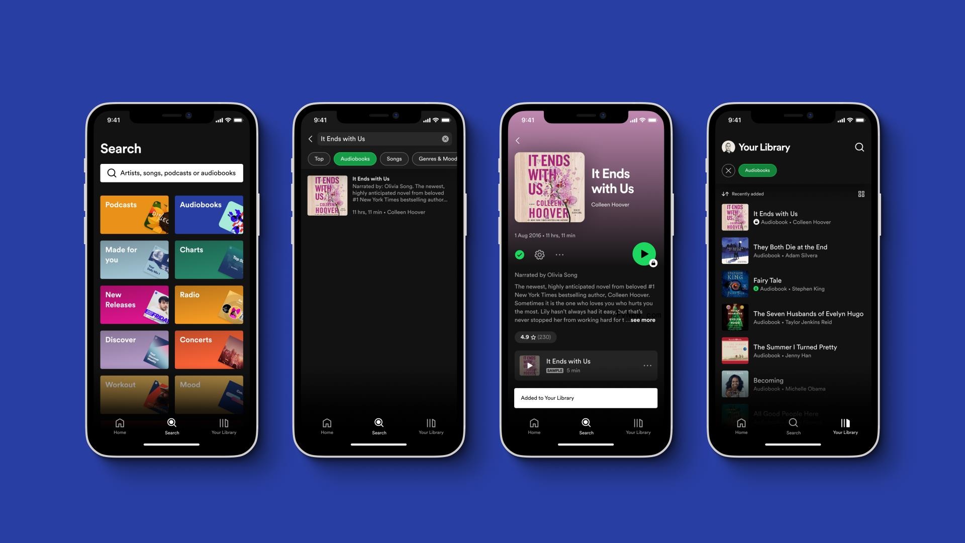 Spotify Starts Selling Audiobooks in U.S., With Catalog of 300,000-Plus Titles