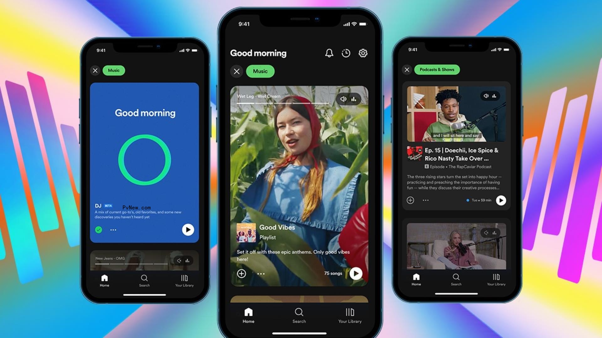 Spotify Launches Major App Redesign With Vertical Feeds, Aimed at Driving Users to Discover New Content