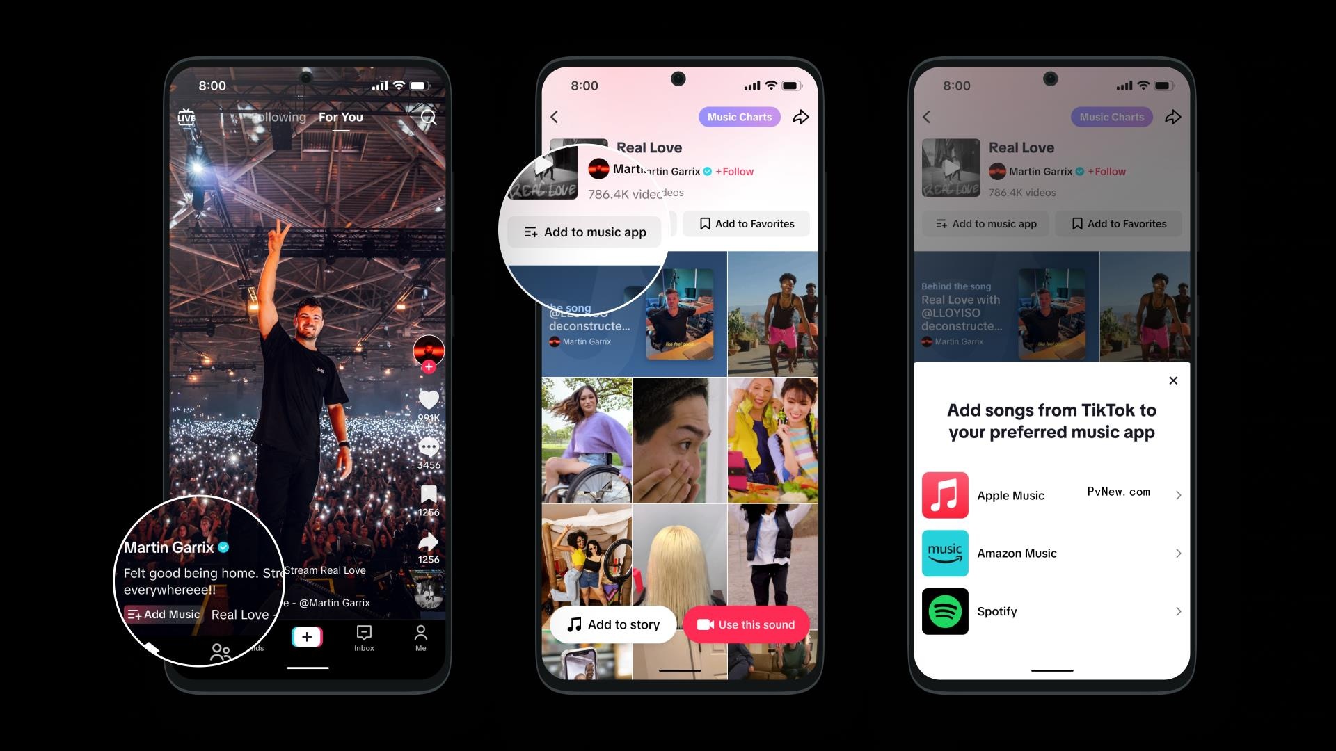 TikTok Now Lets You Add Your Favorite So<i></i>ngs to Spotify, Apple Music and Amazon Music