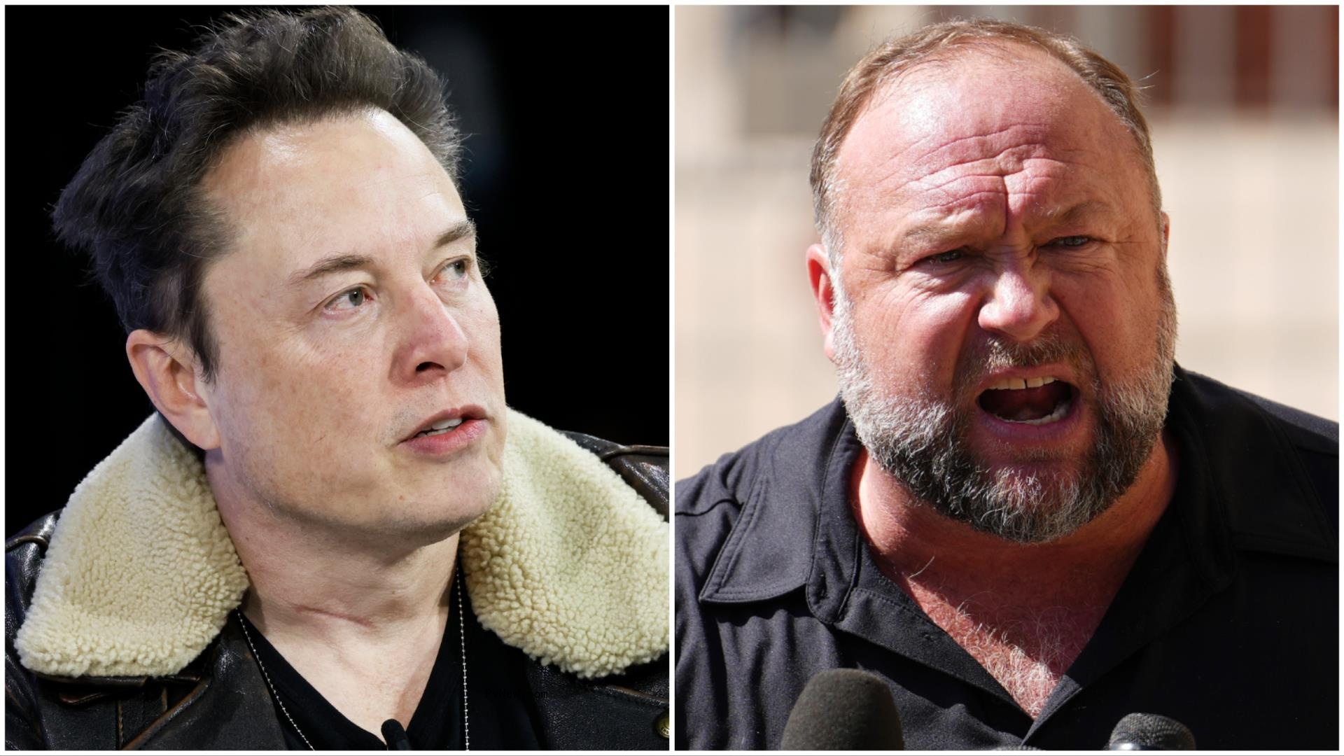 Elon Musk Says Far-Right Firebrand Alex Jo<i></i>nes Will Be Reinstated on X/Twitter