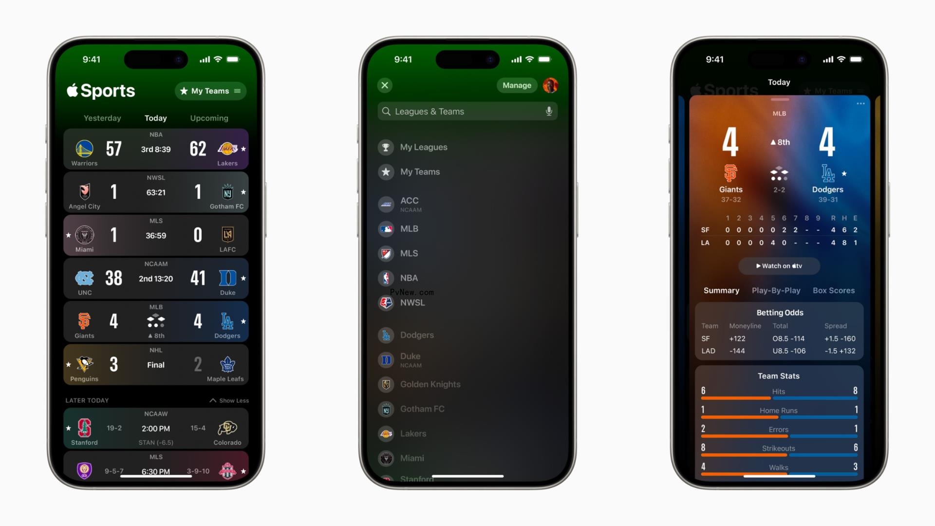 Apple Sports: New Free App Provides Real-Time Scores and Stats, Designed to Drive Apple TV Tune-In