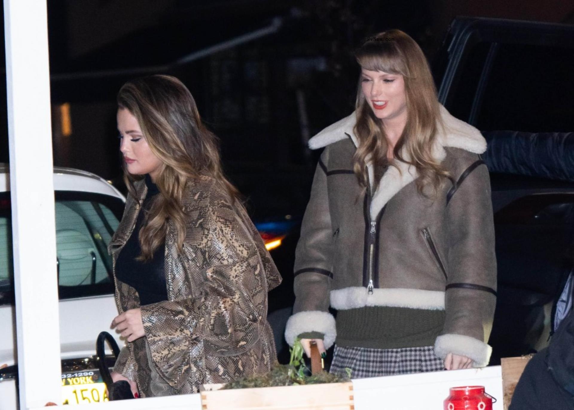 Taylor Swift with Selena Gomez in New York City
