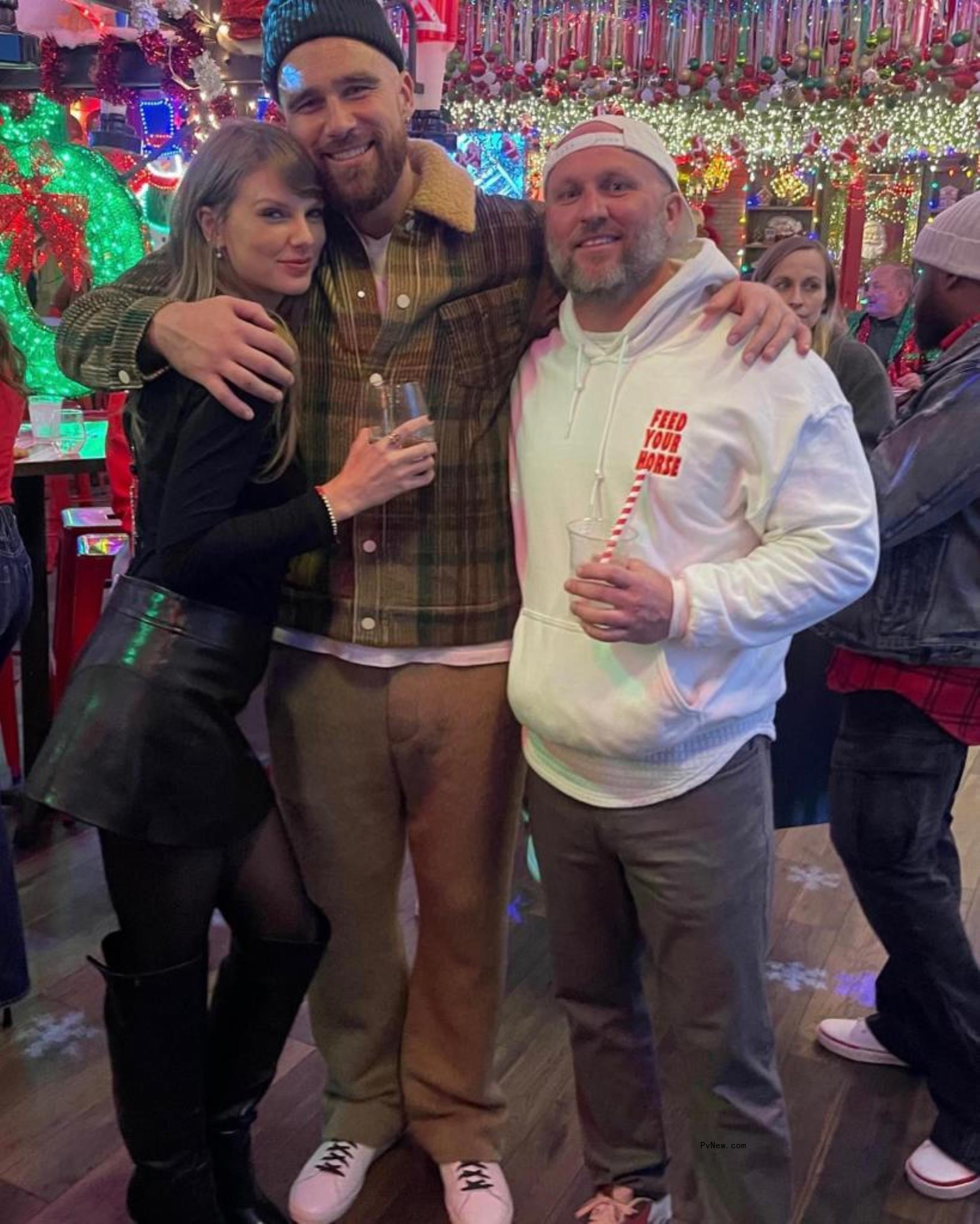 Taylor Swift and Travis Kelce