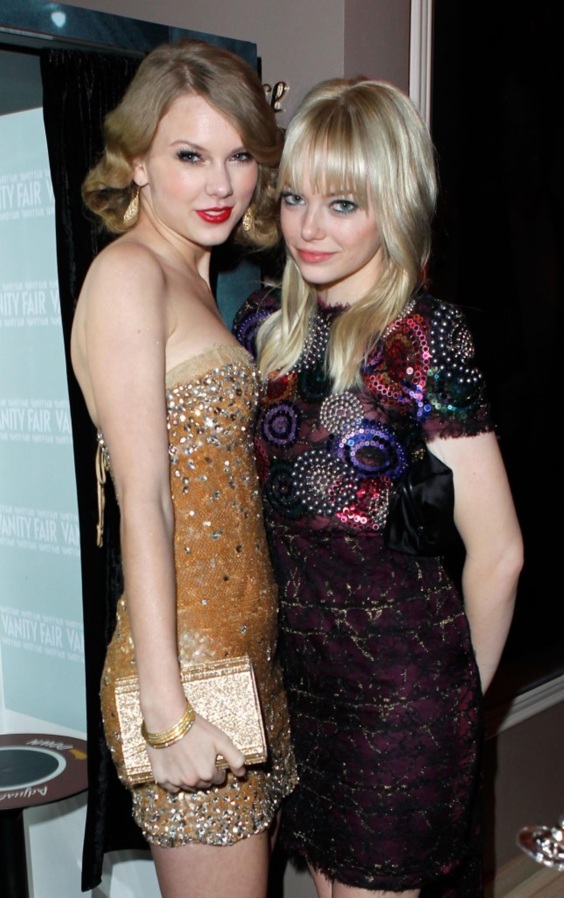 Taylor Swift and Emma Stone in 2011. 