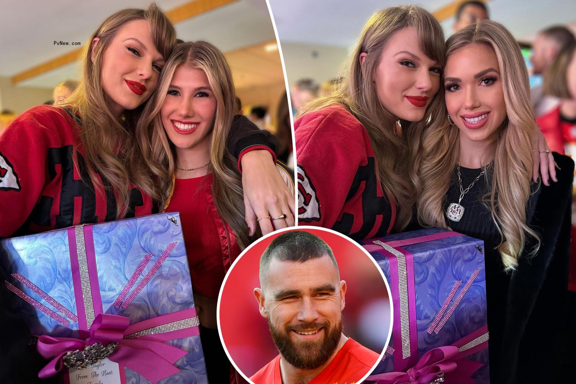 See the pricey gift Kansas City Chiefs heiresses Gracie and Ava Hunt gave Taylor Swift