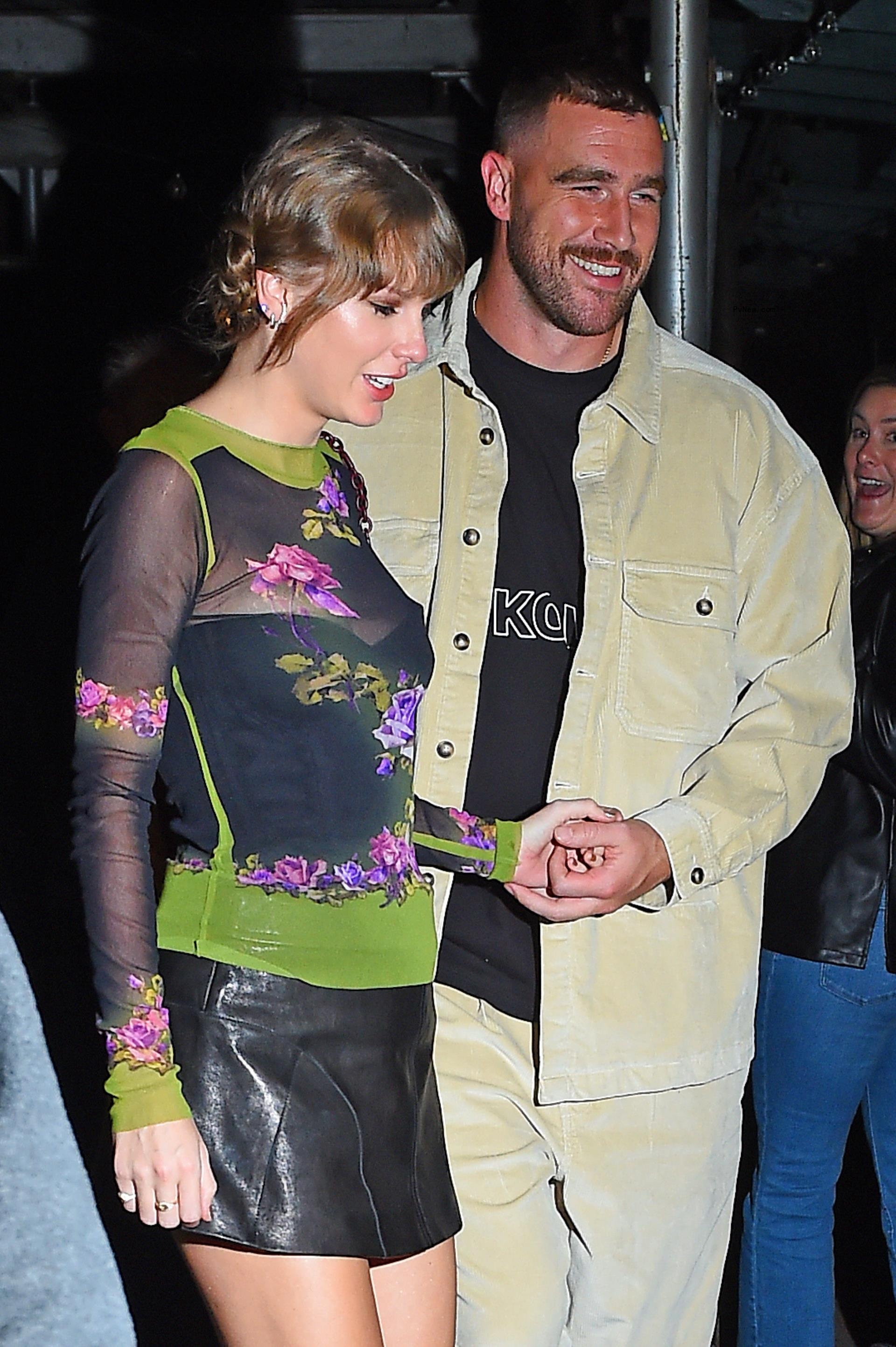 Taylor Swift and Travis Kelce
